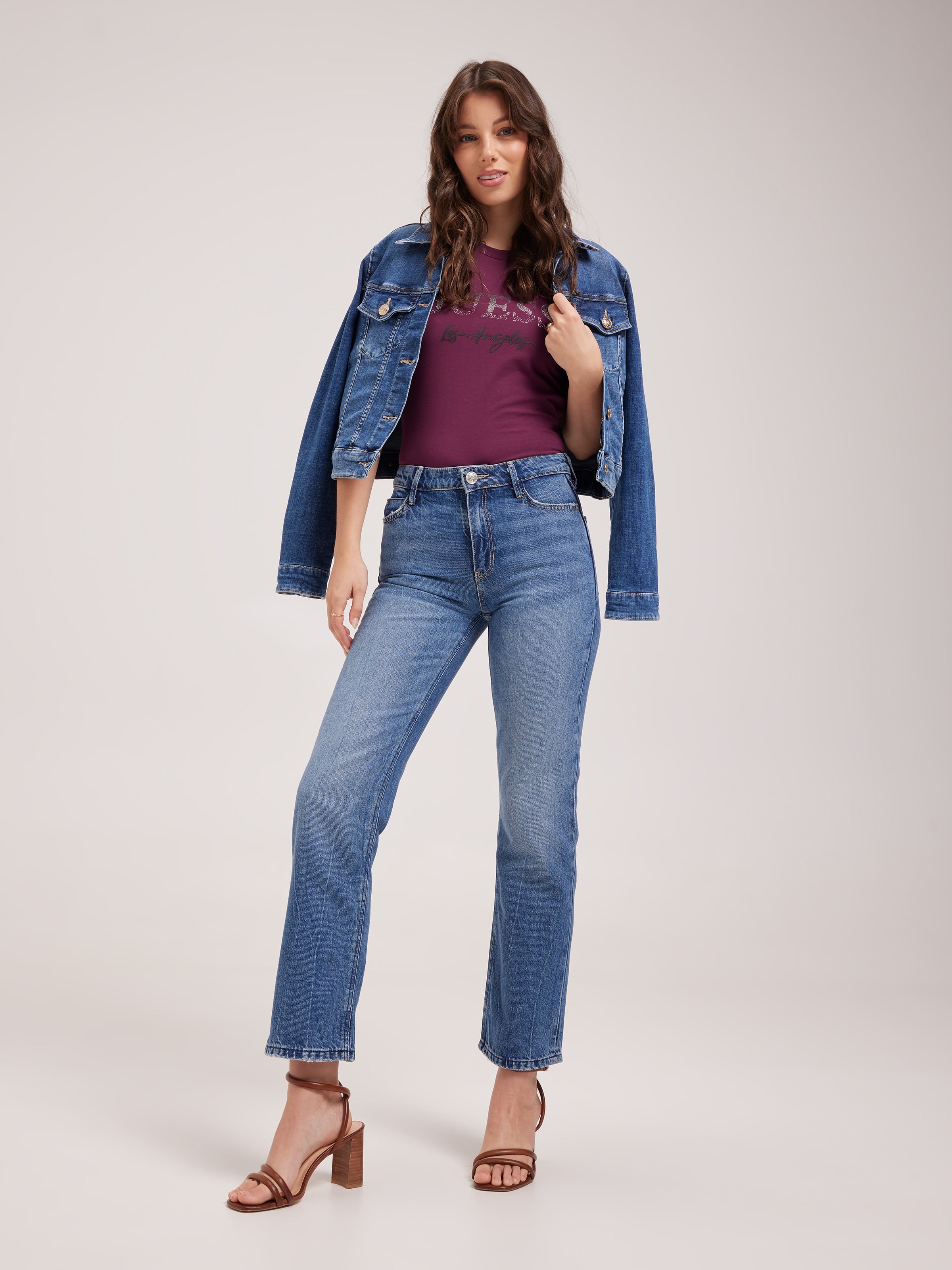 1981 Straight High Rise Jean In Dedge Clean Just Jeans Online