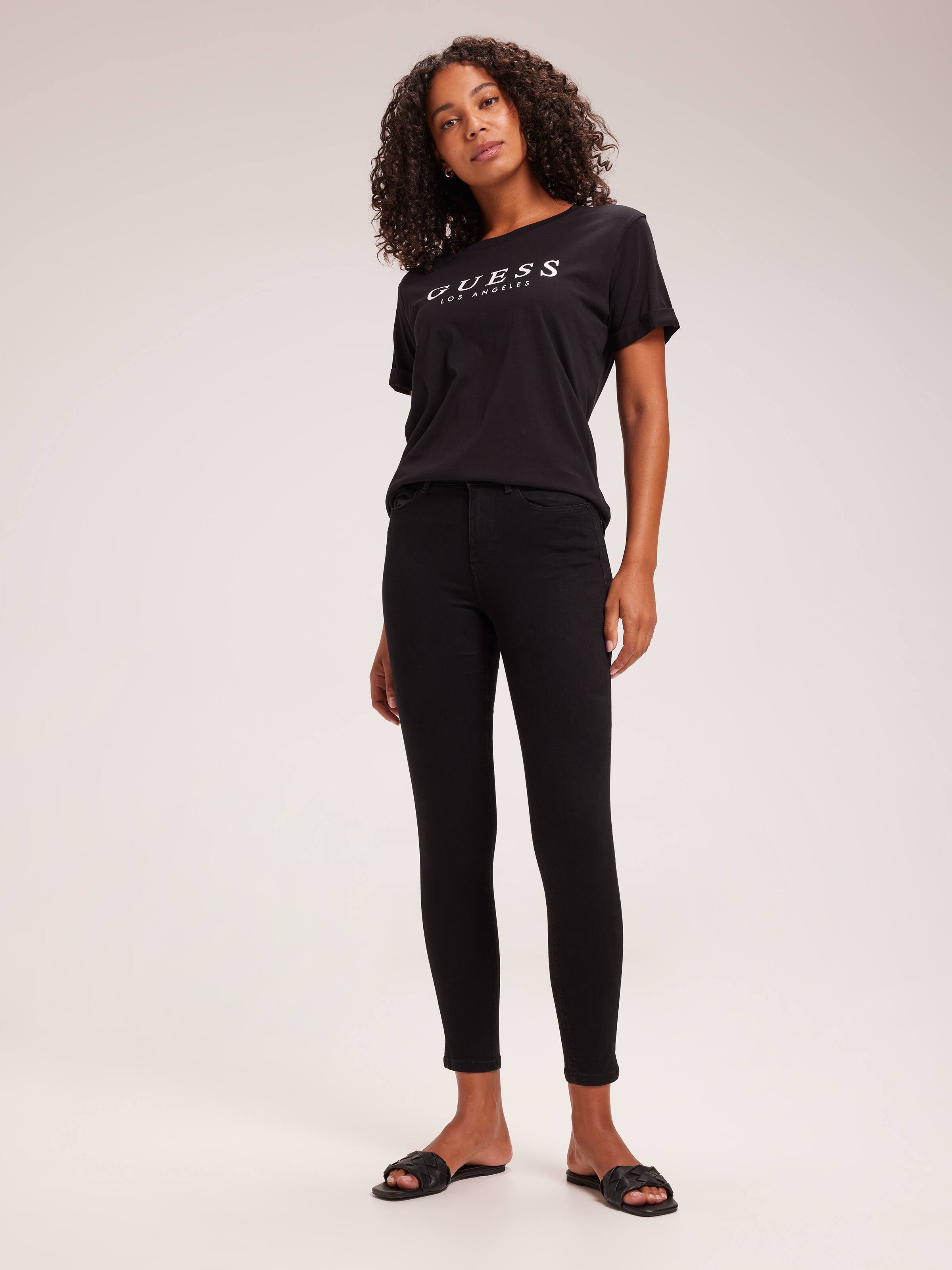 1981 High Rise Skinny Jean In Carrie Black