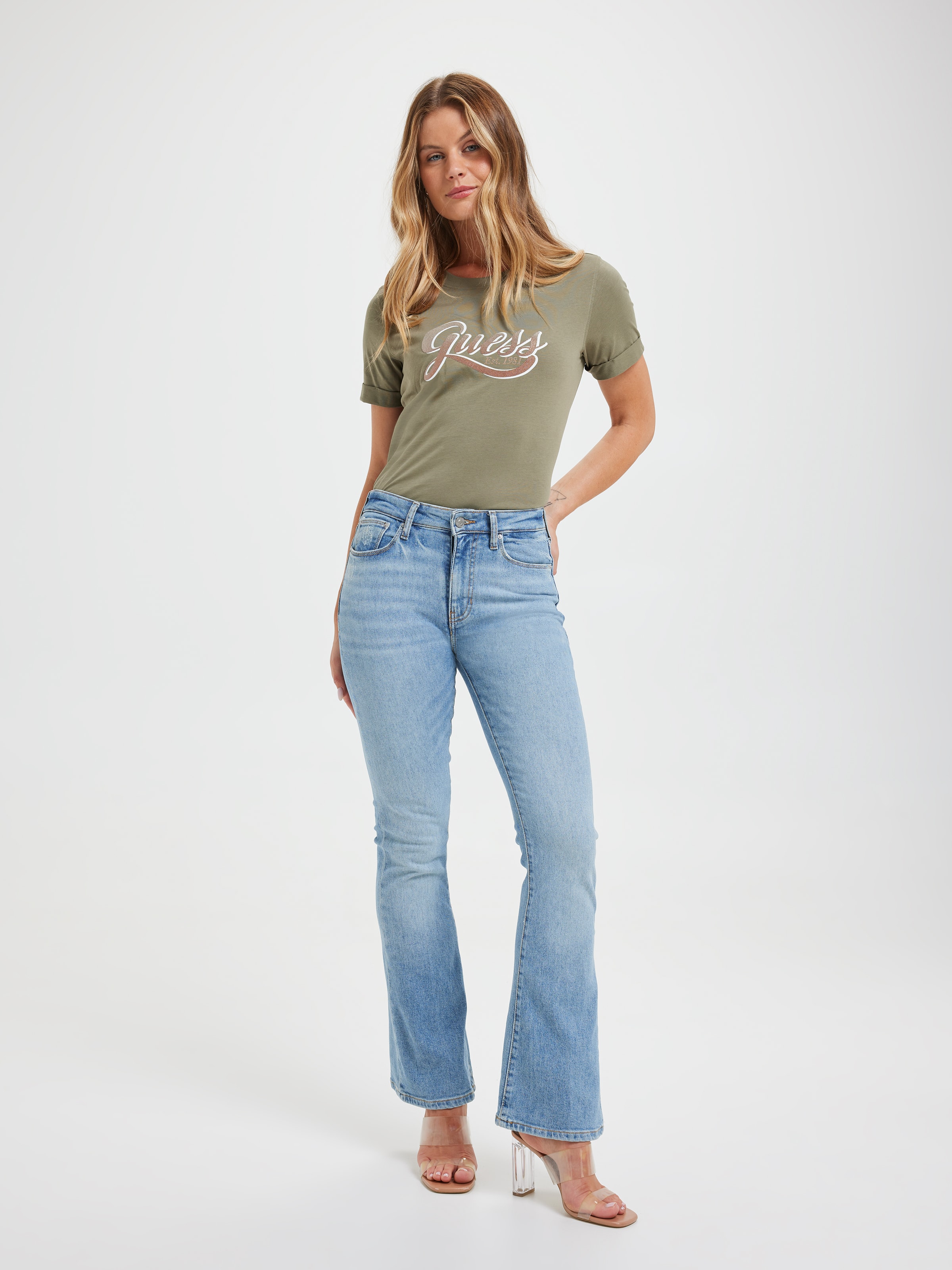 Sexy Flare Jean In Feelings Wash