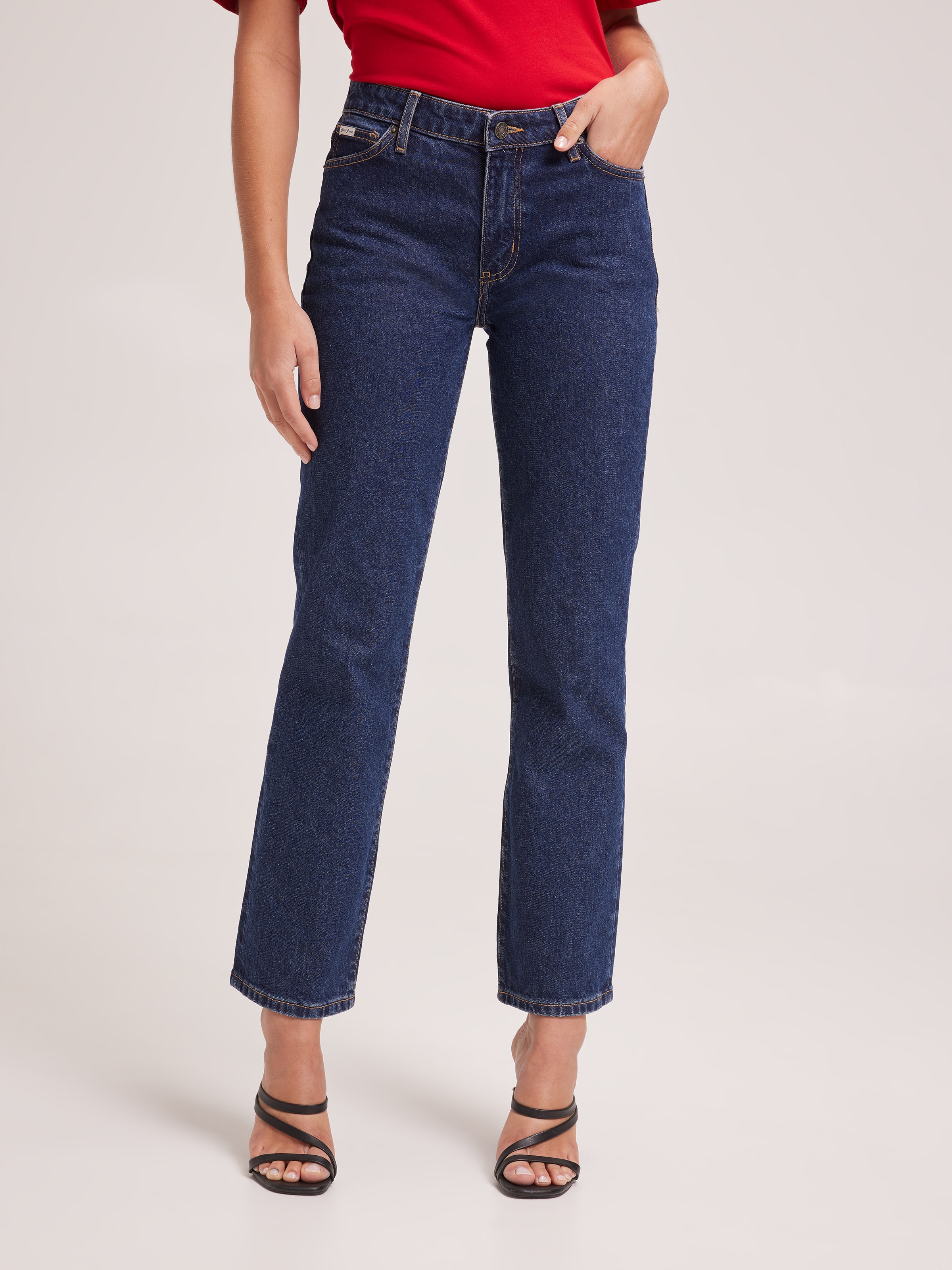 Jeans G08 Mid Straight Dark Wash