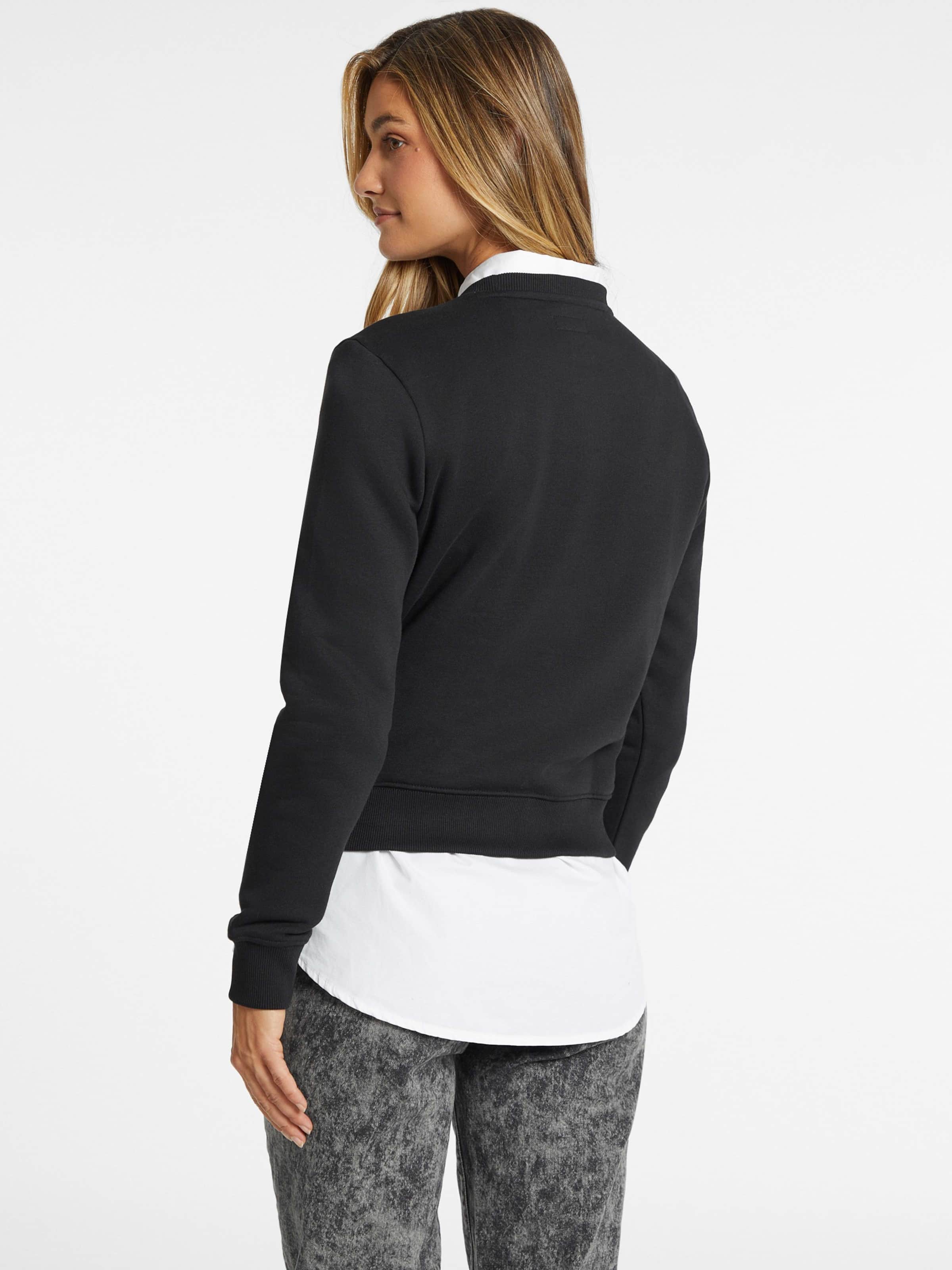 Jeans Regular Italic Logo Sweat In Jet Black