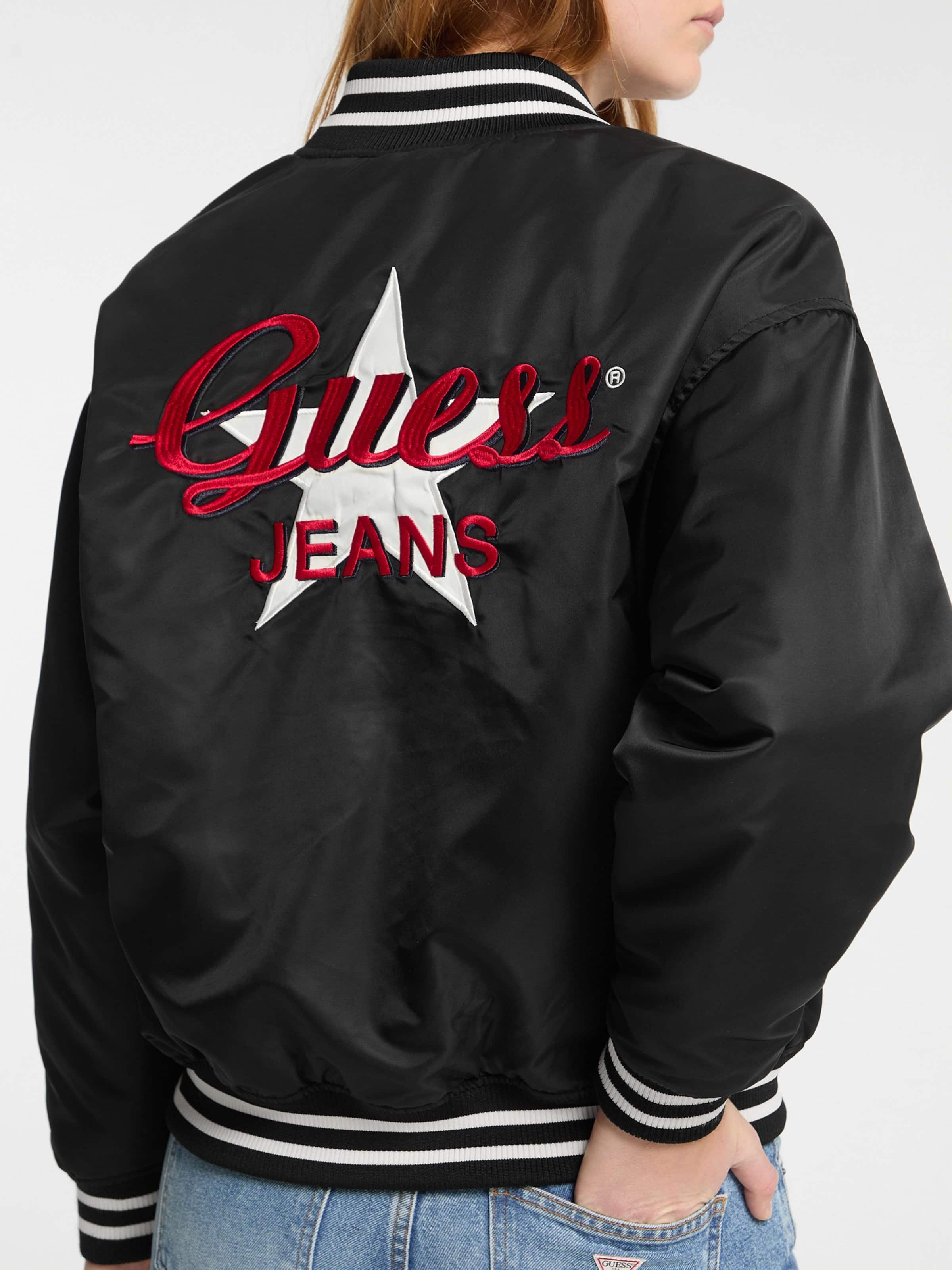 Jeans Bomber Jacket In Jet Black