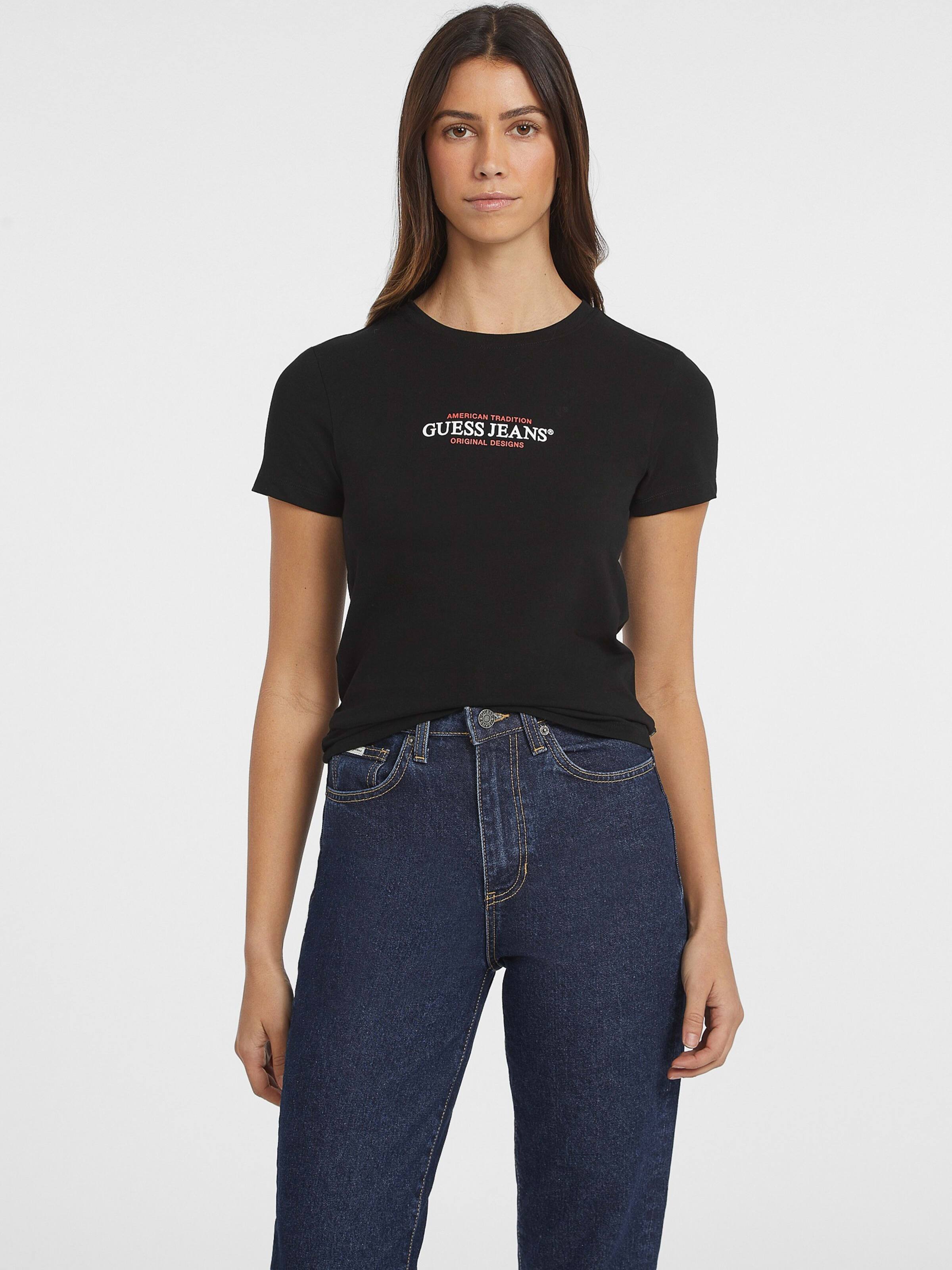 Jeans Slim American Triangle Tee In Black