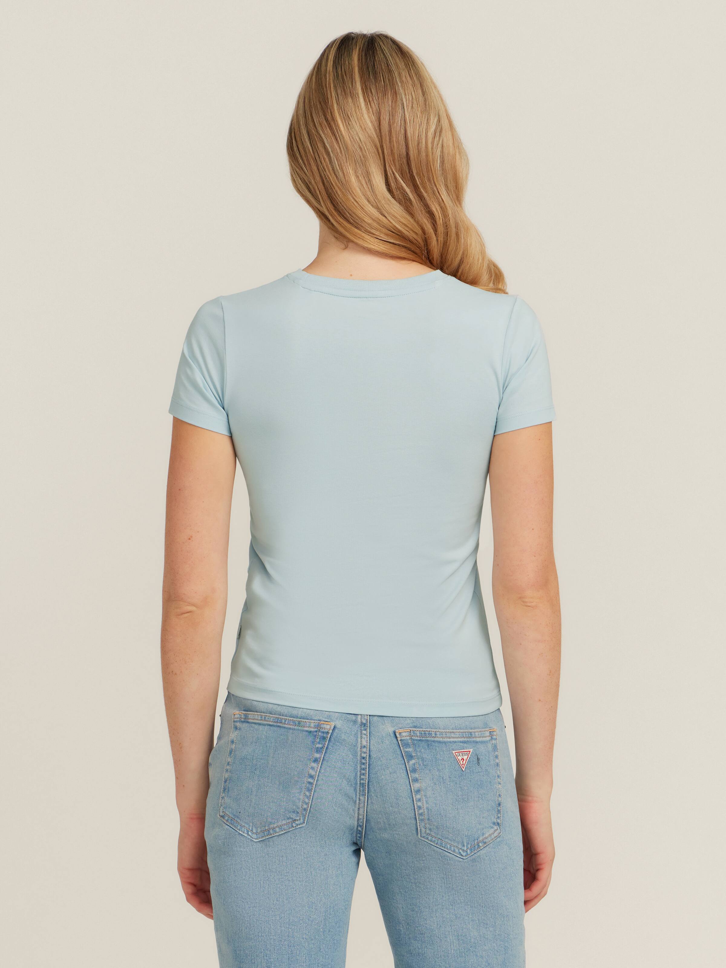 Jeans Slim American Triangle Tee In Azure Laguna