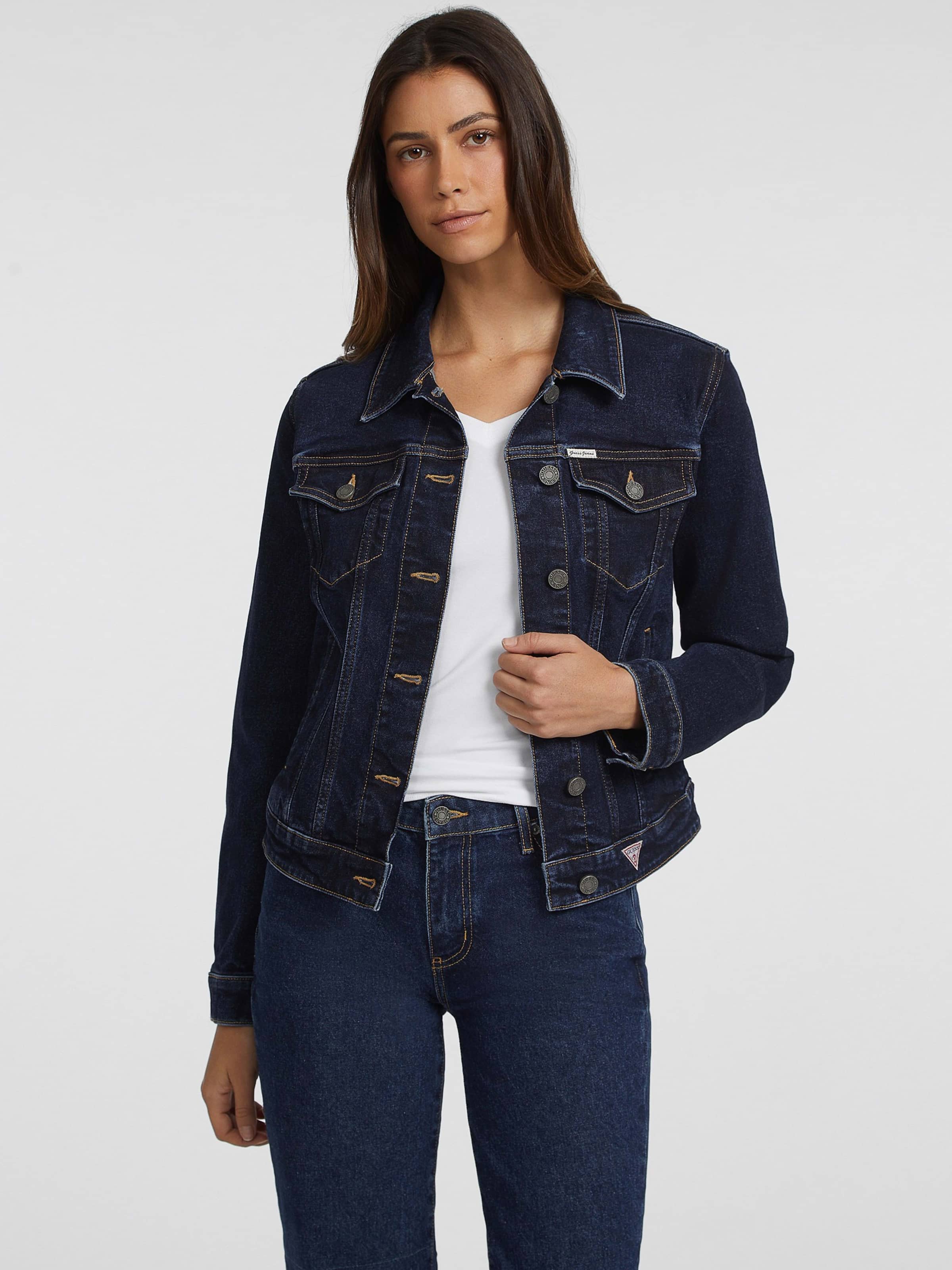 Jeans Slim Trucker Jacket In Dark Wash