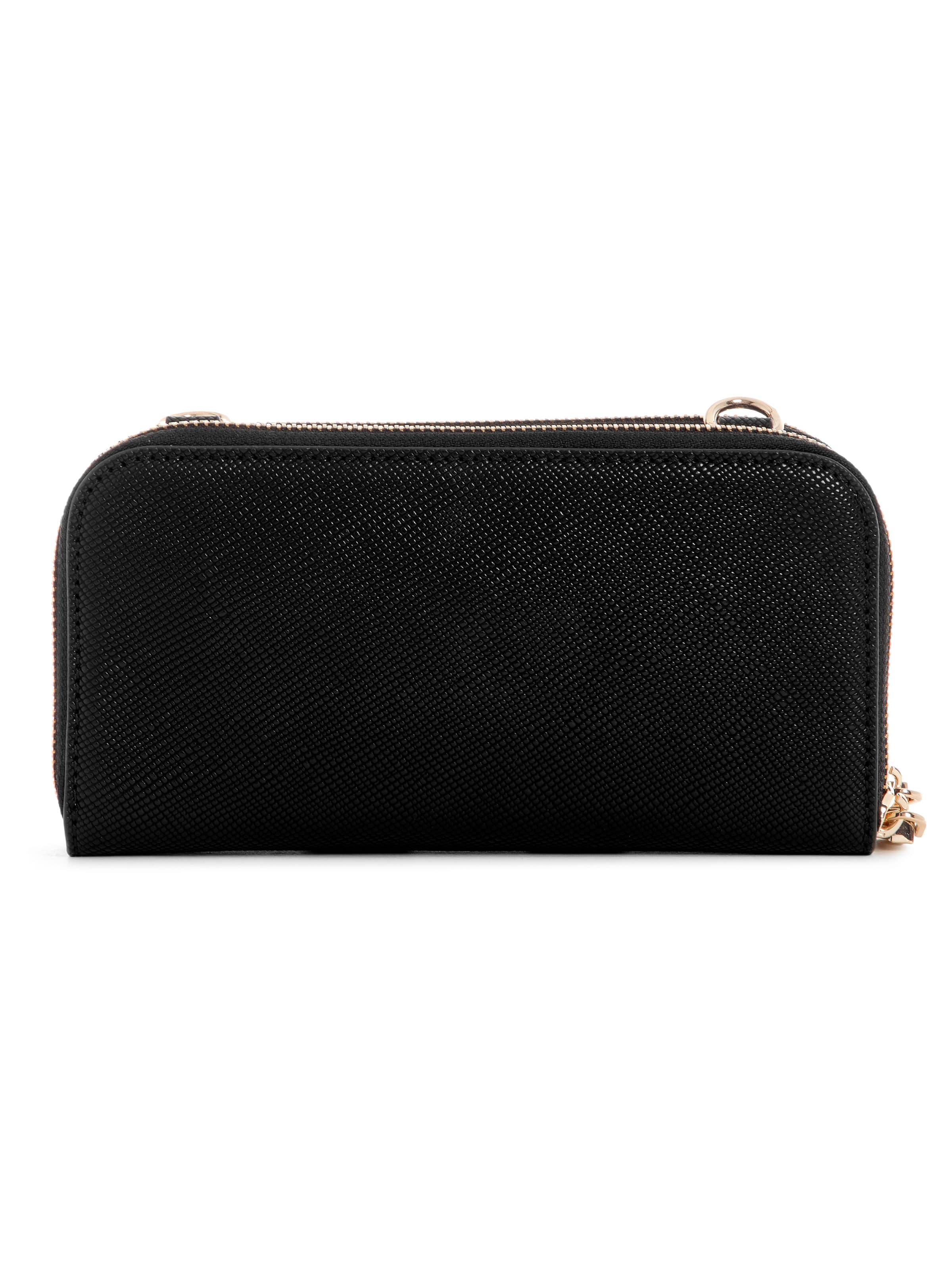 Bramina Crossbody Organizer In Black