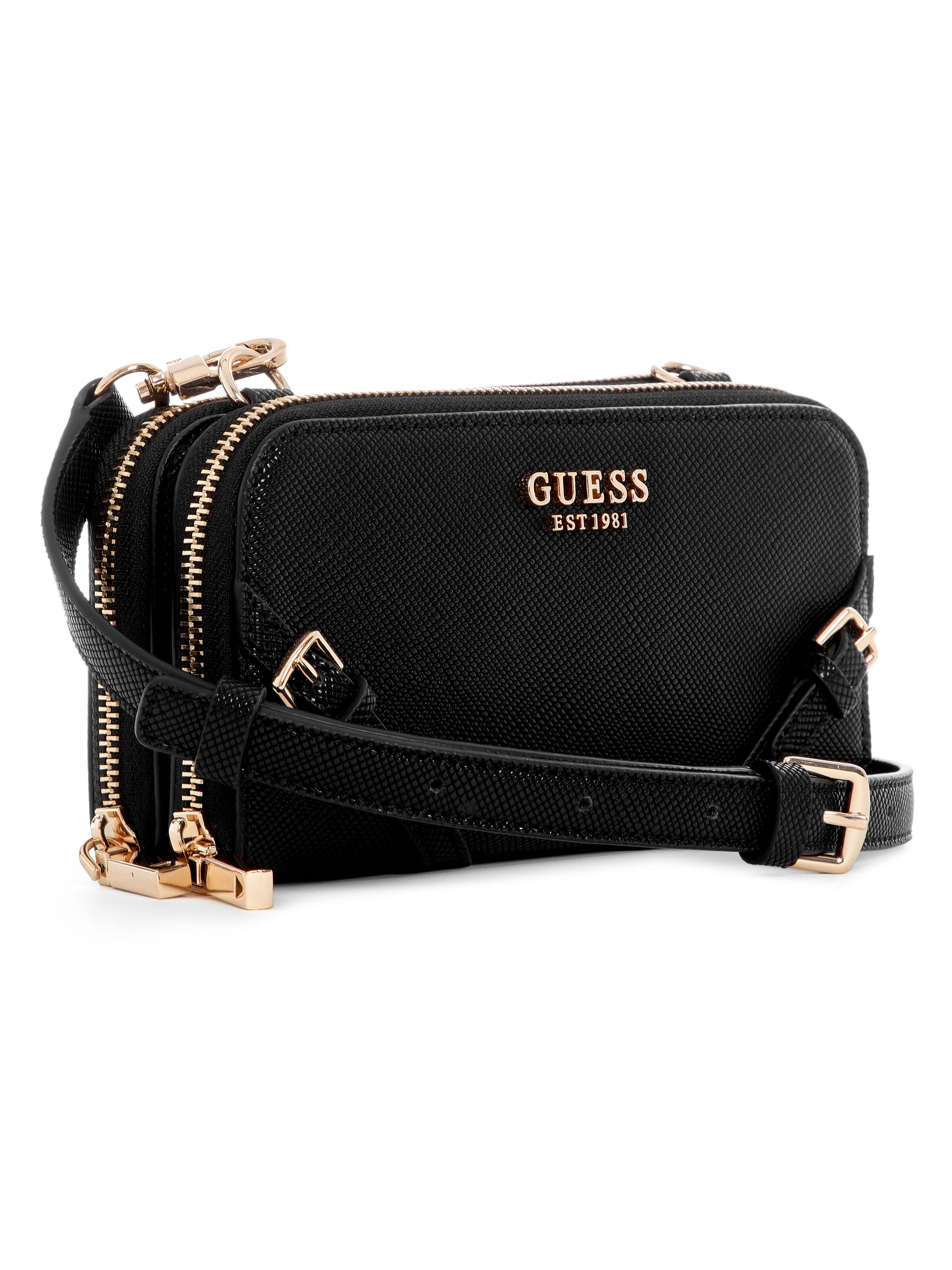 Bramina Crossbody Organizer In Black