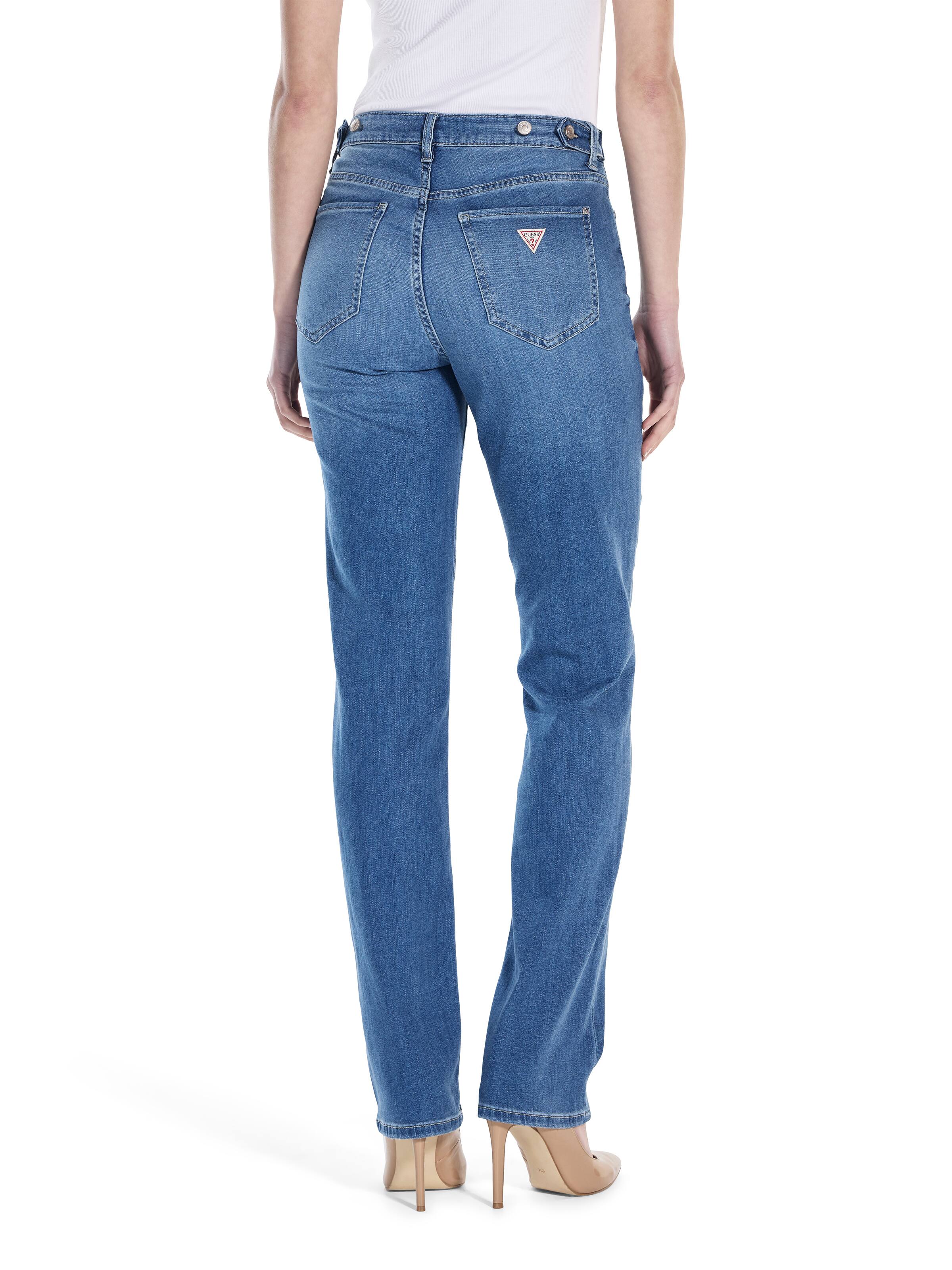 1981 Straight High Rise Jean In Coastal Drift