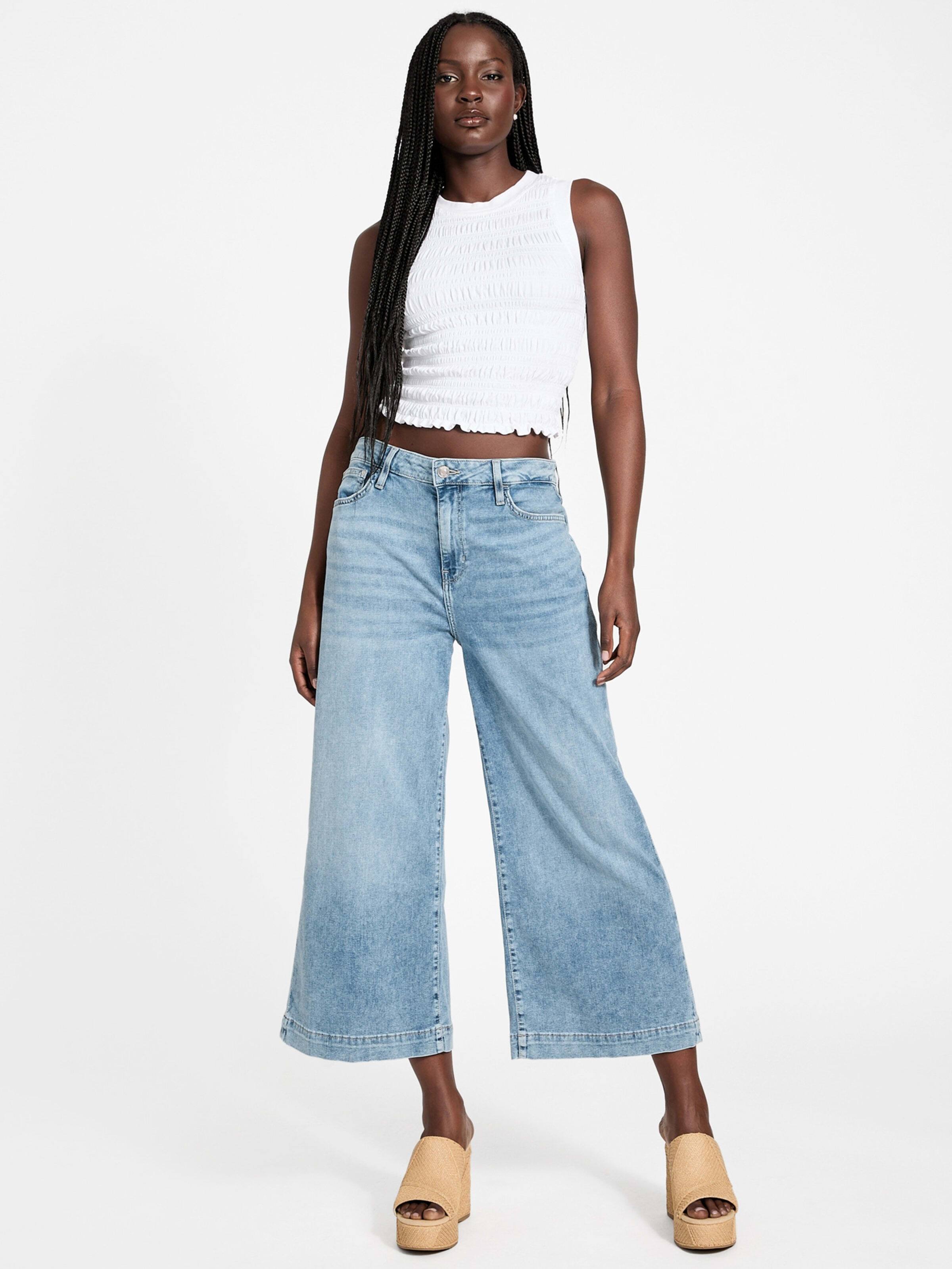 Bellflower Crop Wide Leg In Adventurist