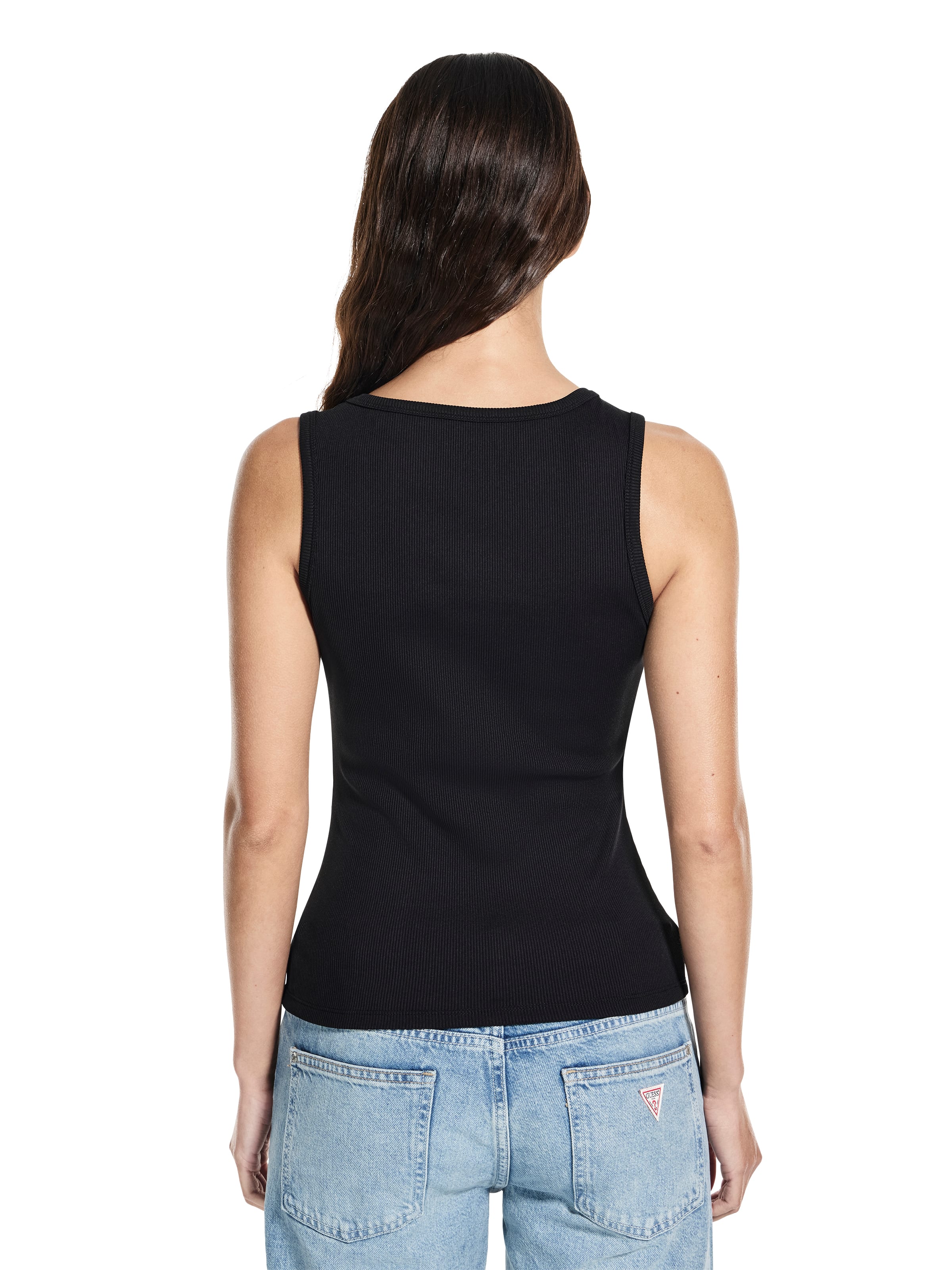 Viviana Logo Tank Top In Black