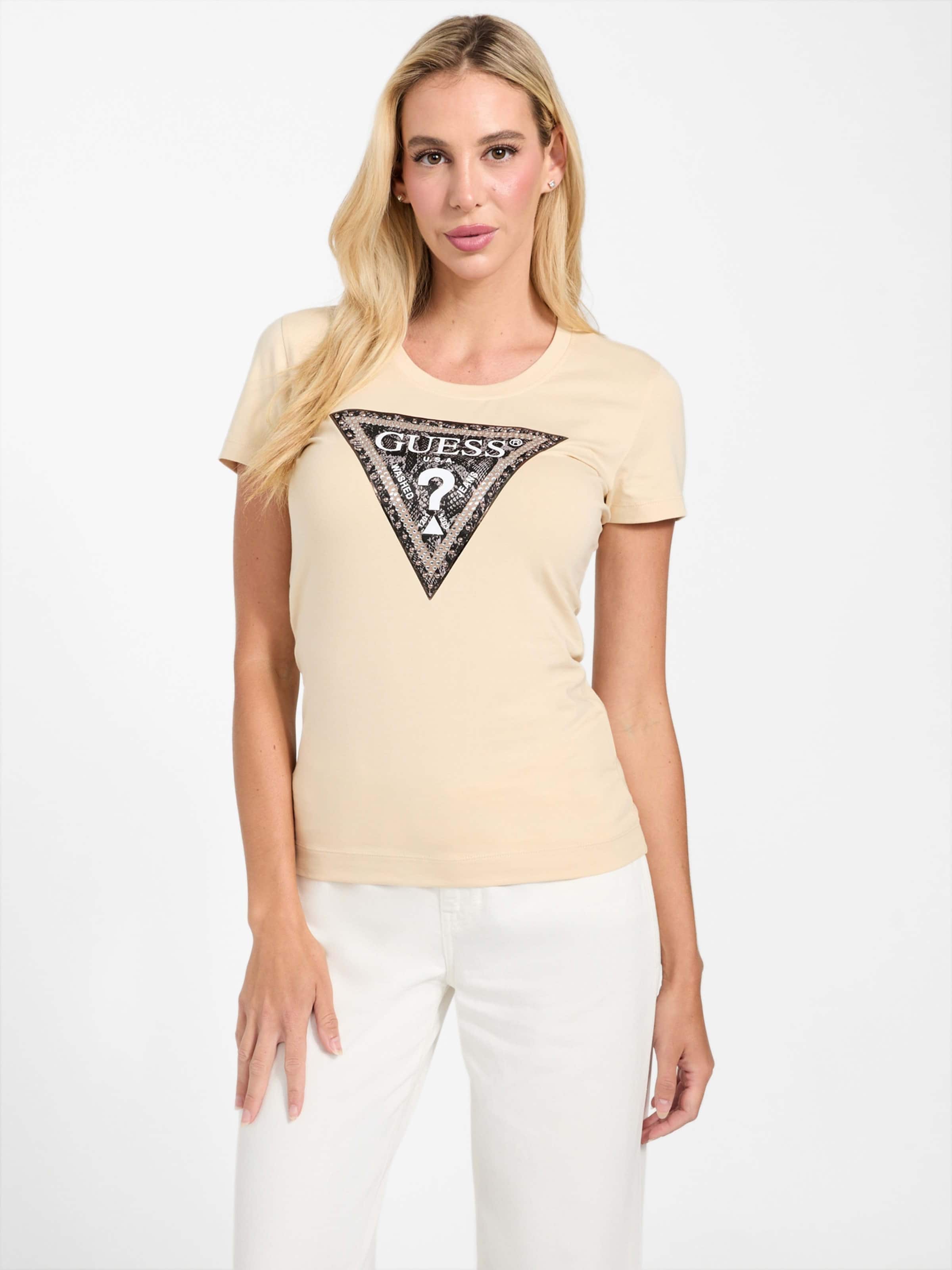 Short Sleeve Triangle Python Tee In River Gracel