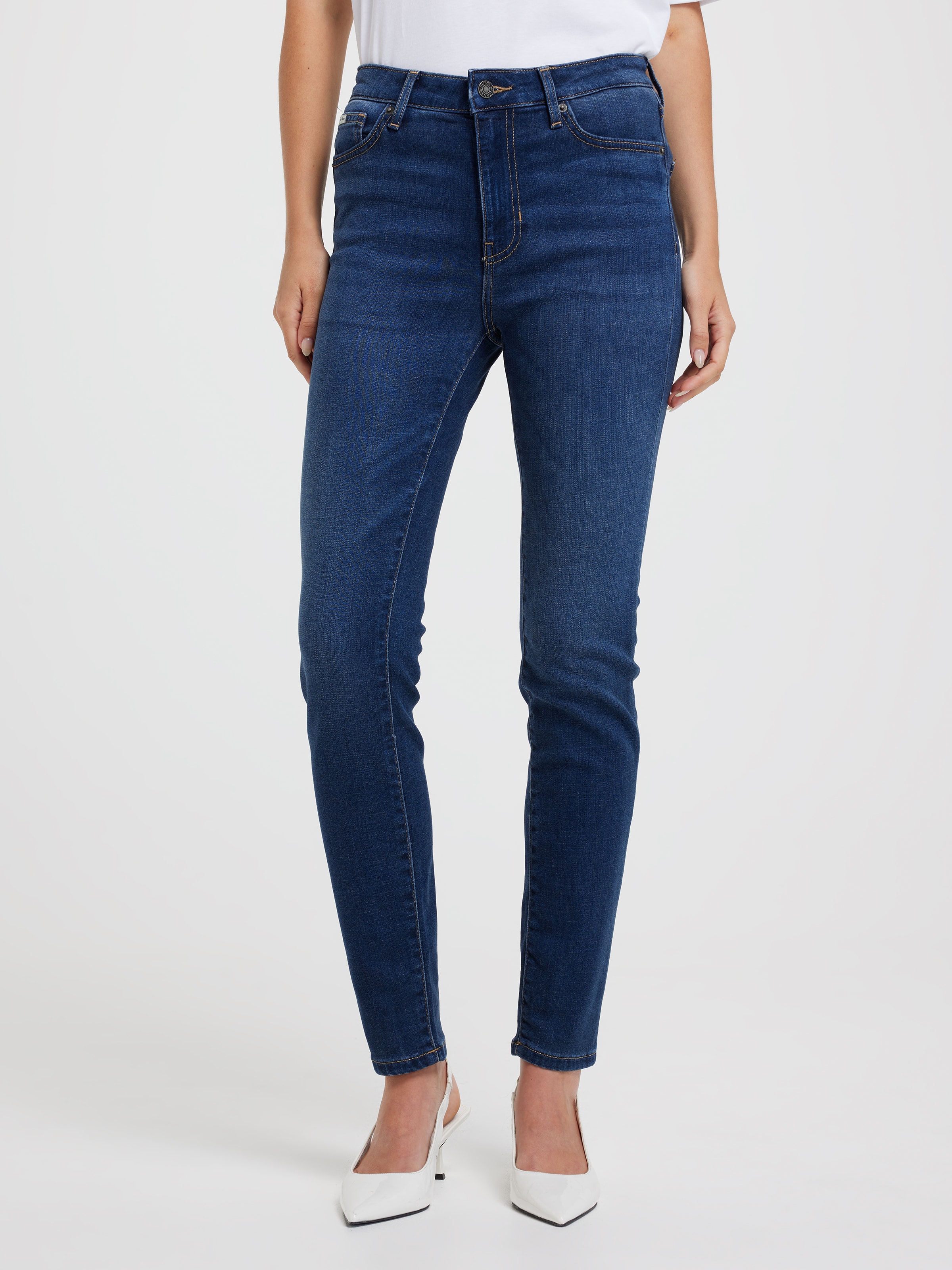 Jeans Skinny In Dark Shine