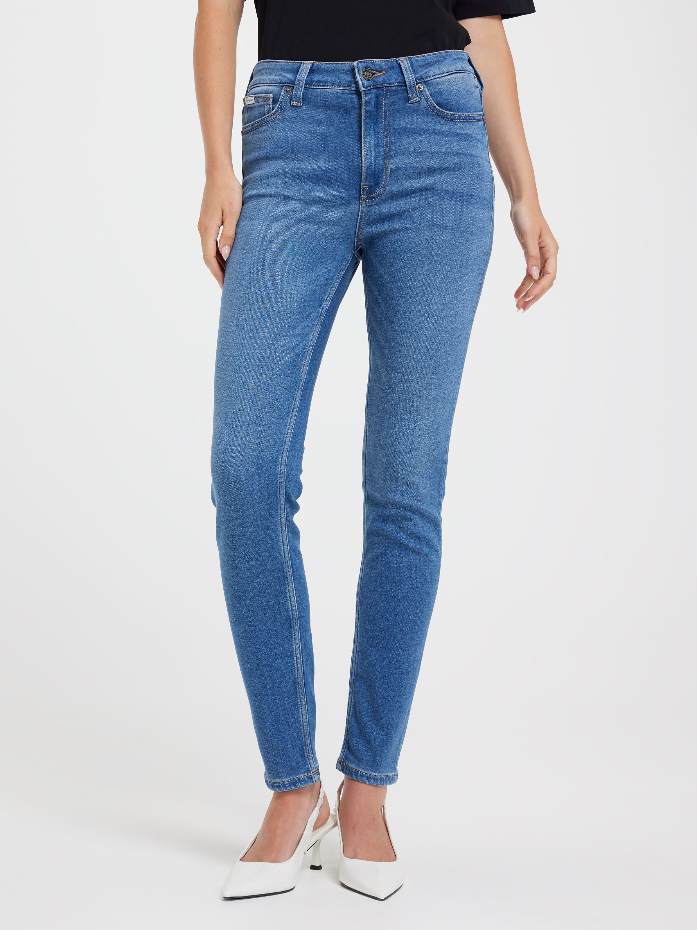 Jeans Skinny In Medium Shine