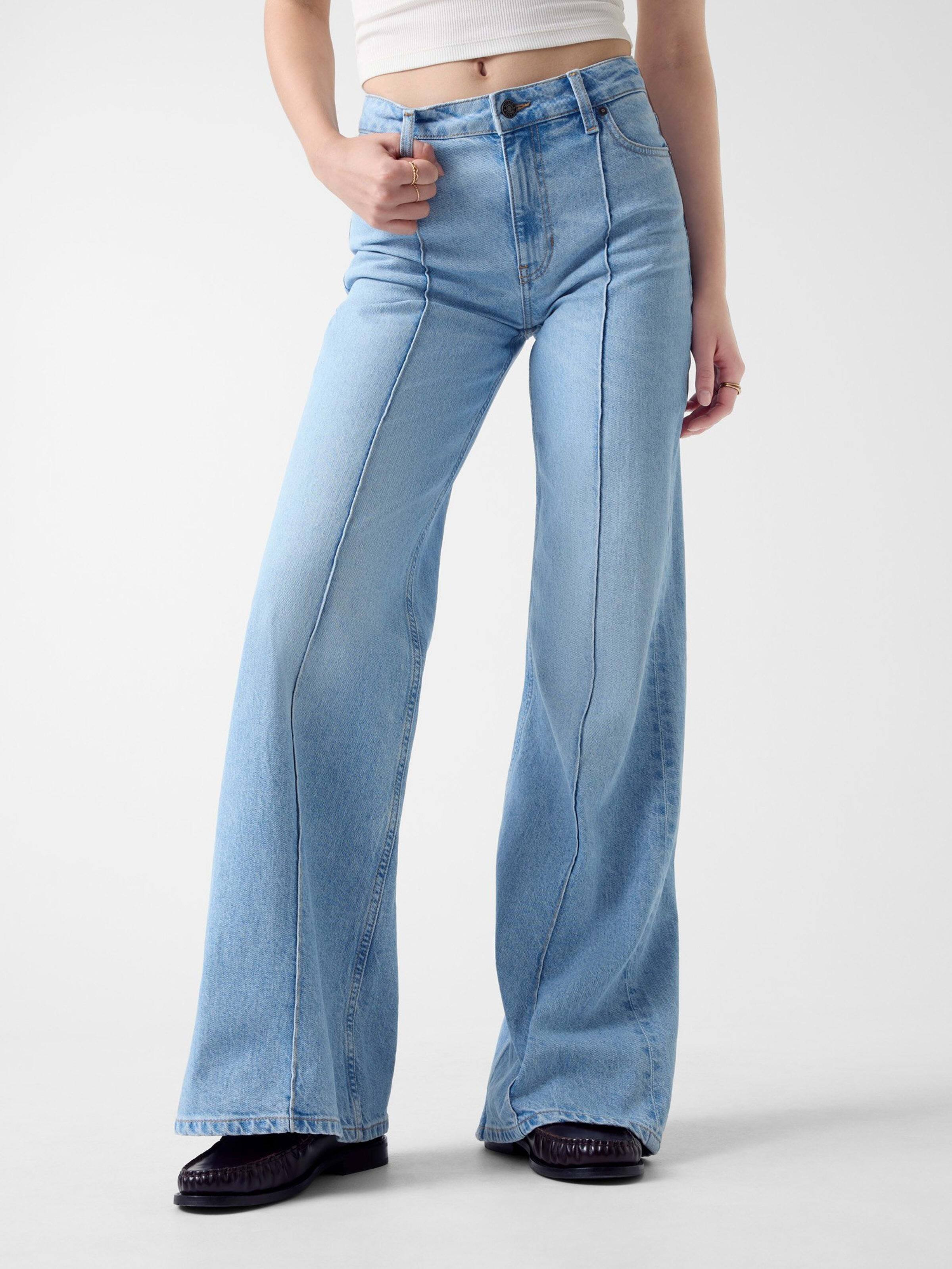 Guess Jeans High Rise Flare Leg Jean