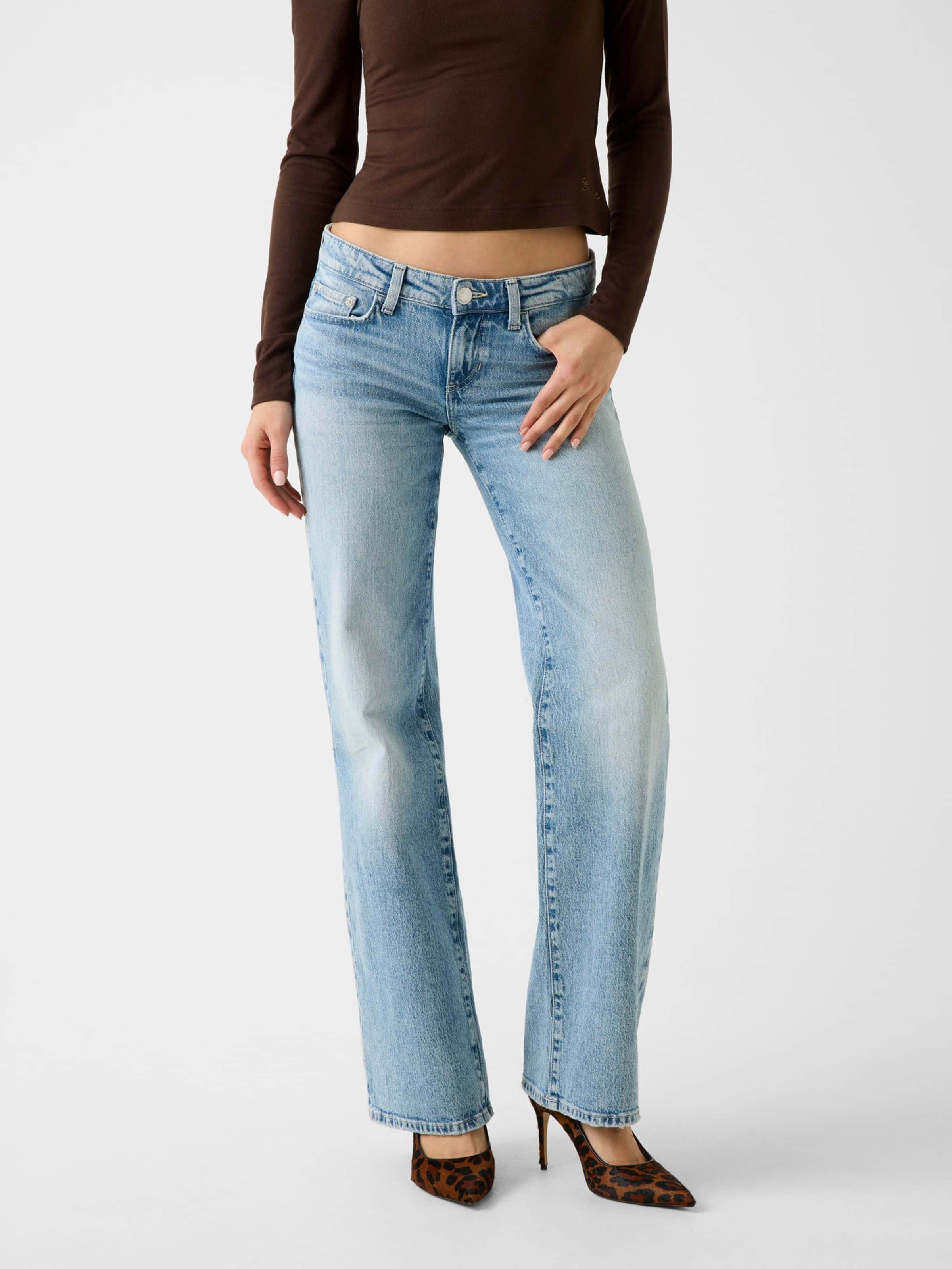 Low Rise Slouchy Jean In Rose Petal