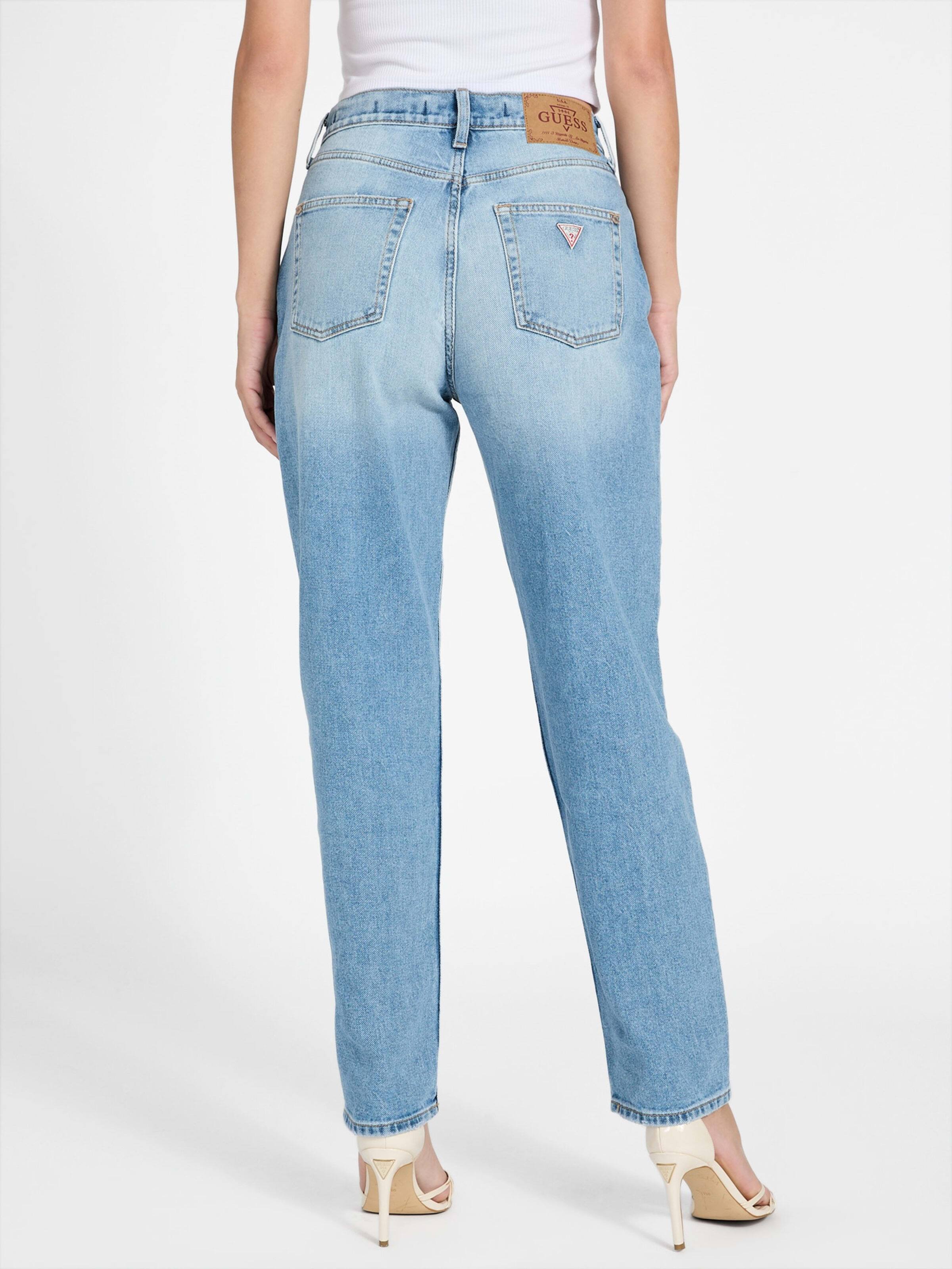 New Mom Jeans In Tinted Breeze