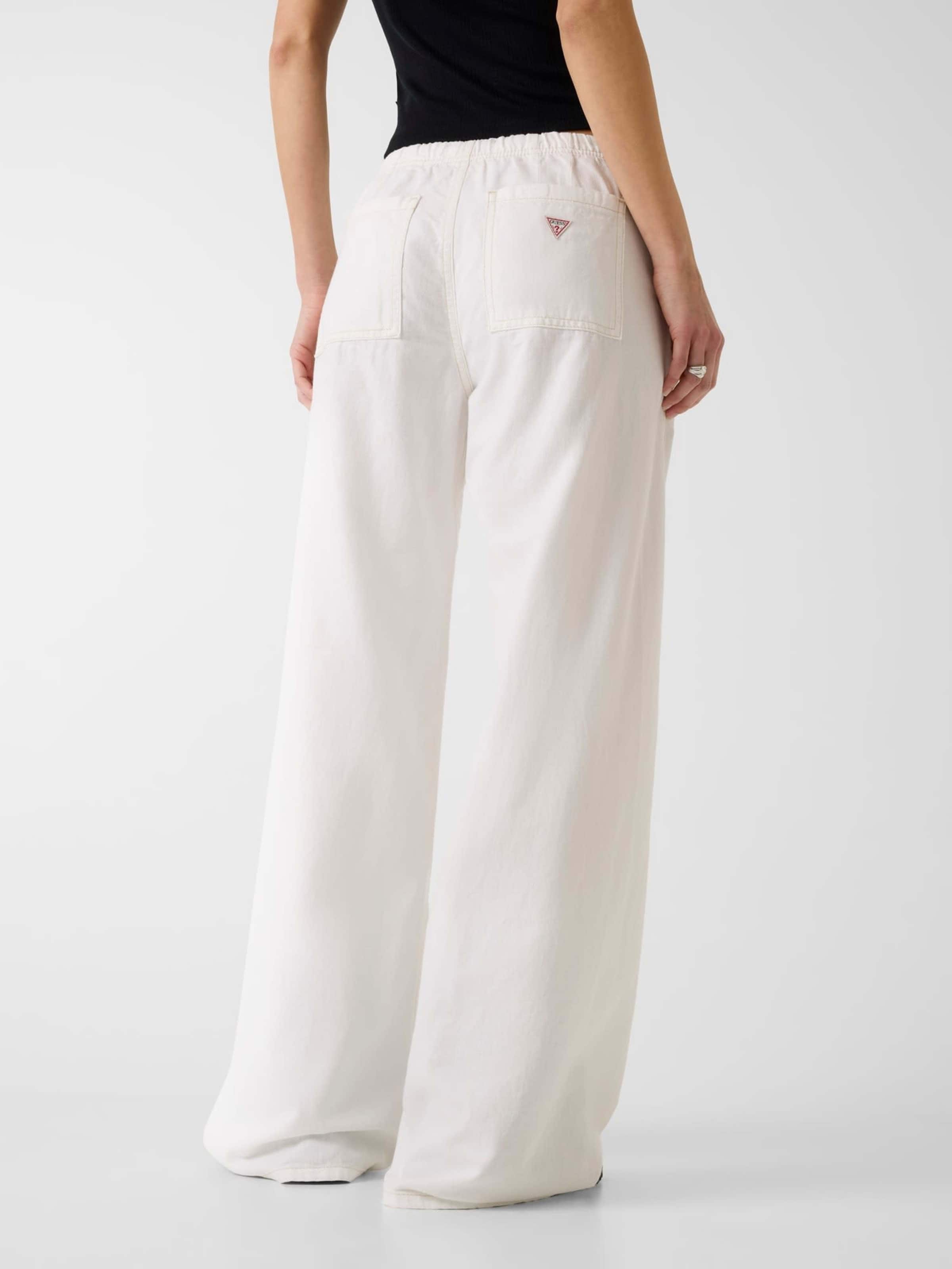 Jeans Jogger Twisted Extrawide In Natural White