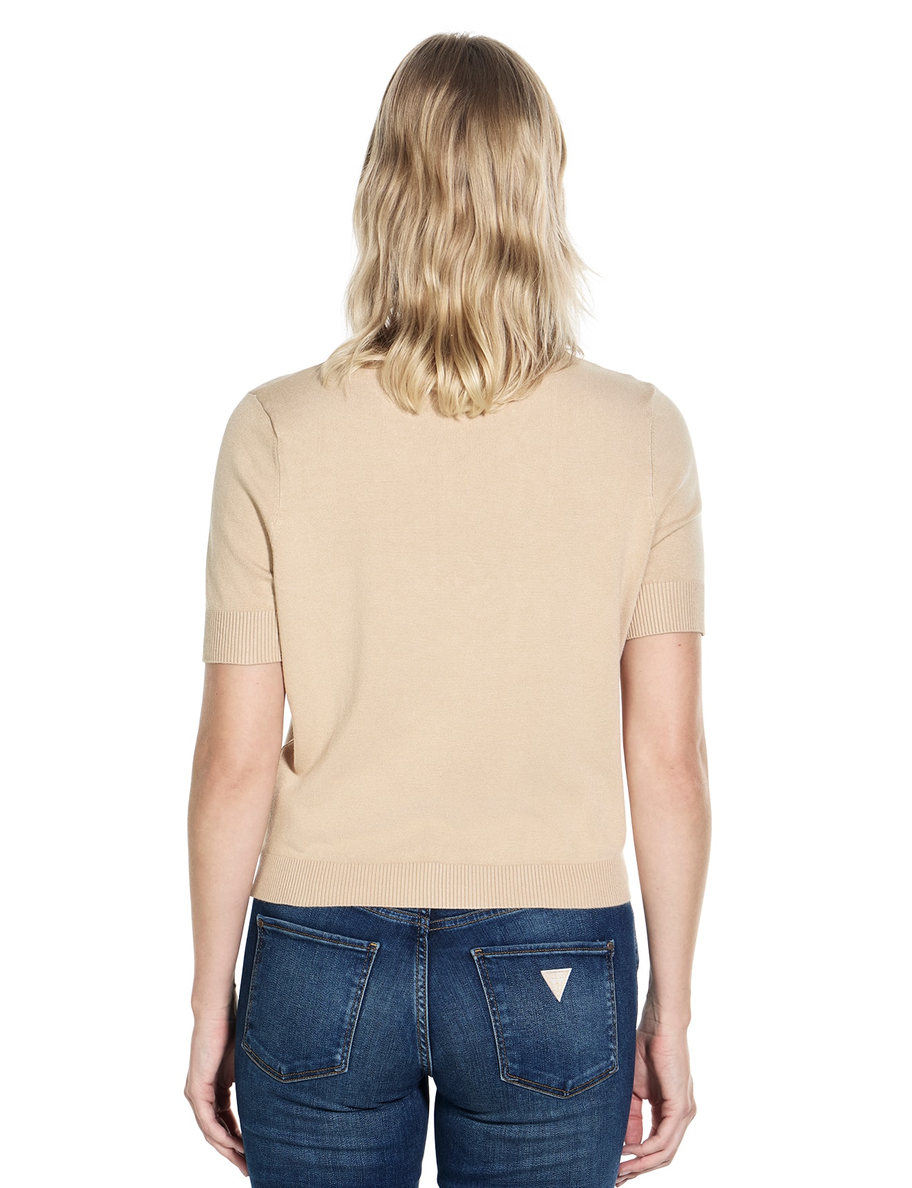 Short Sleeve Crewneck Margaret Logo Sweater