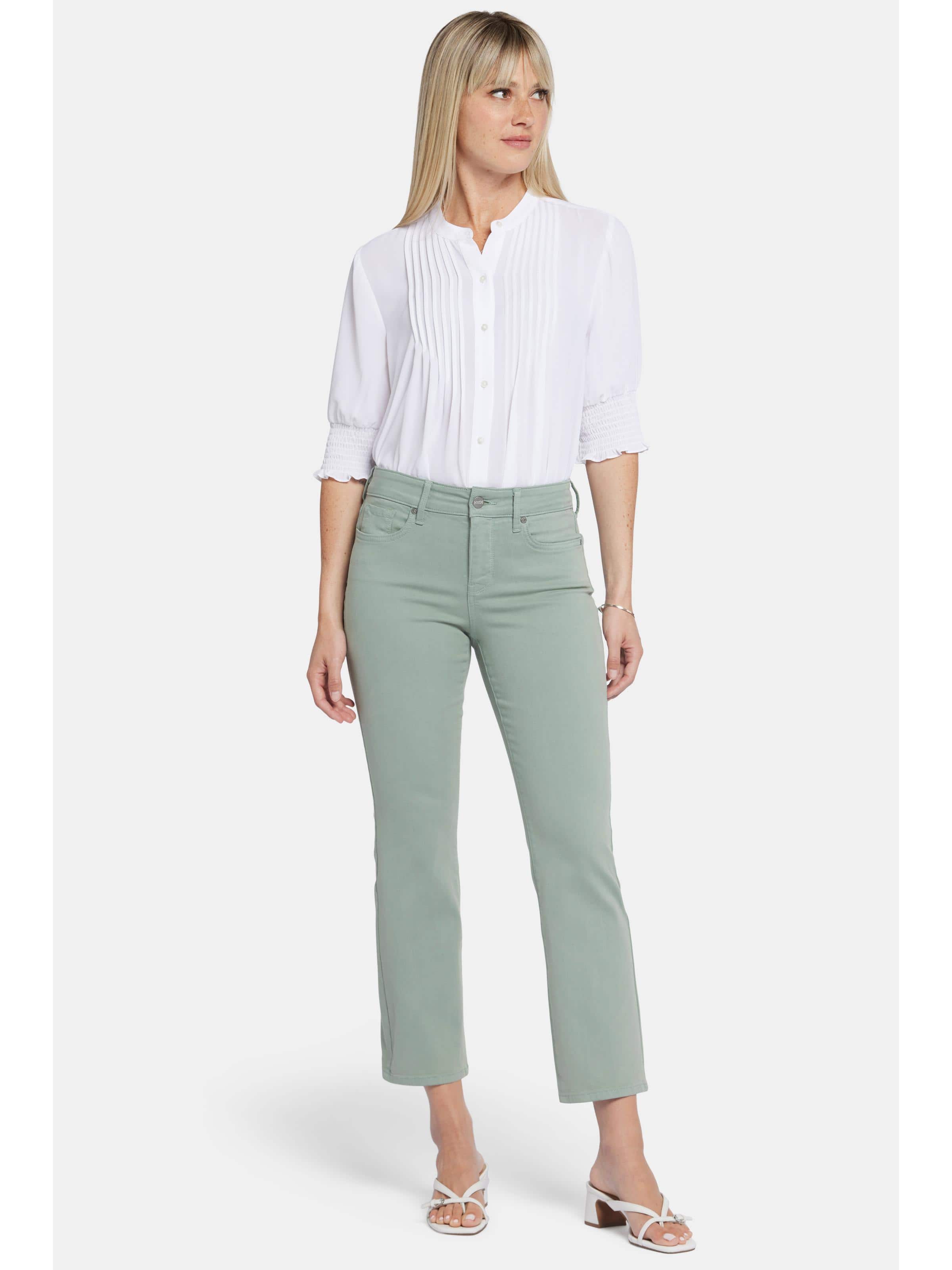 Marilyn Straight Ankle Jean In Lily