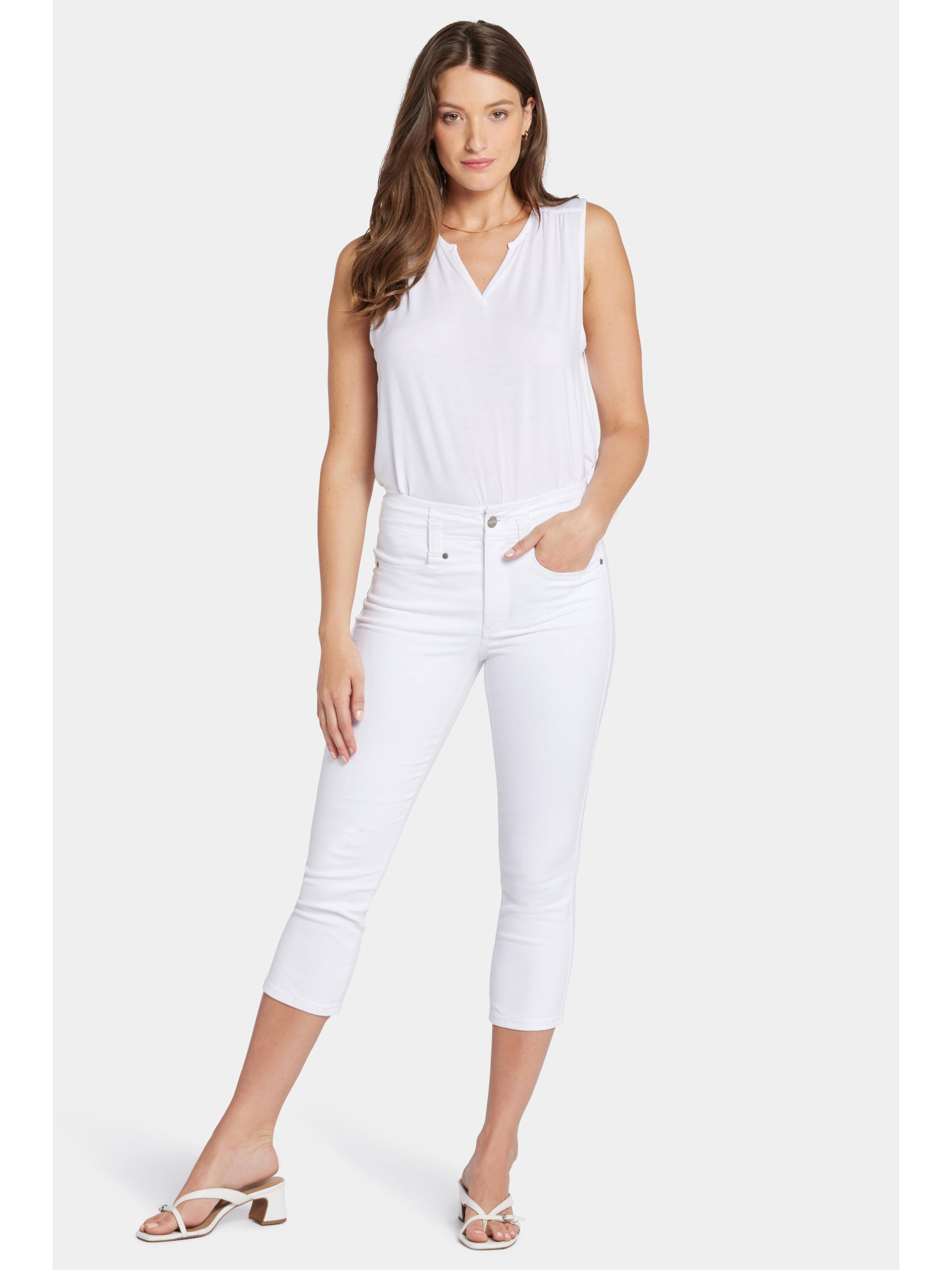 High Rise Ami Carpi In Optic White