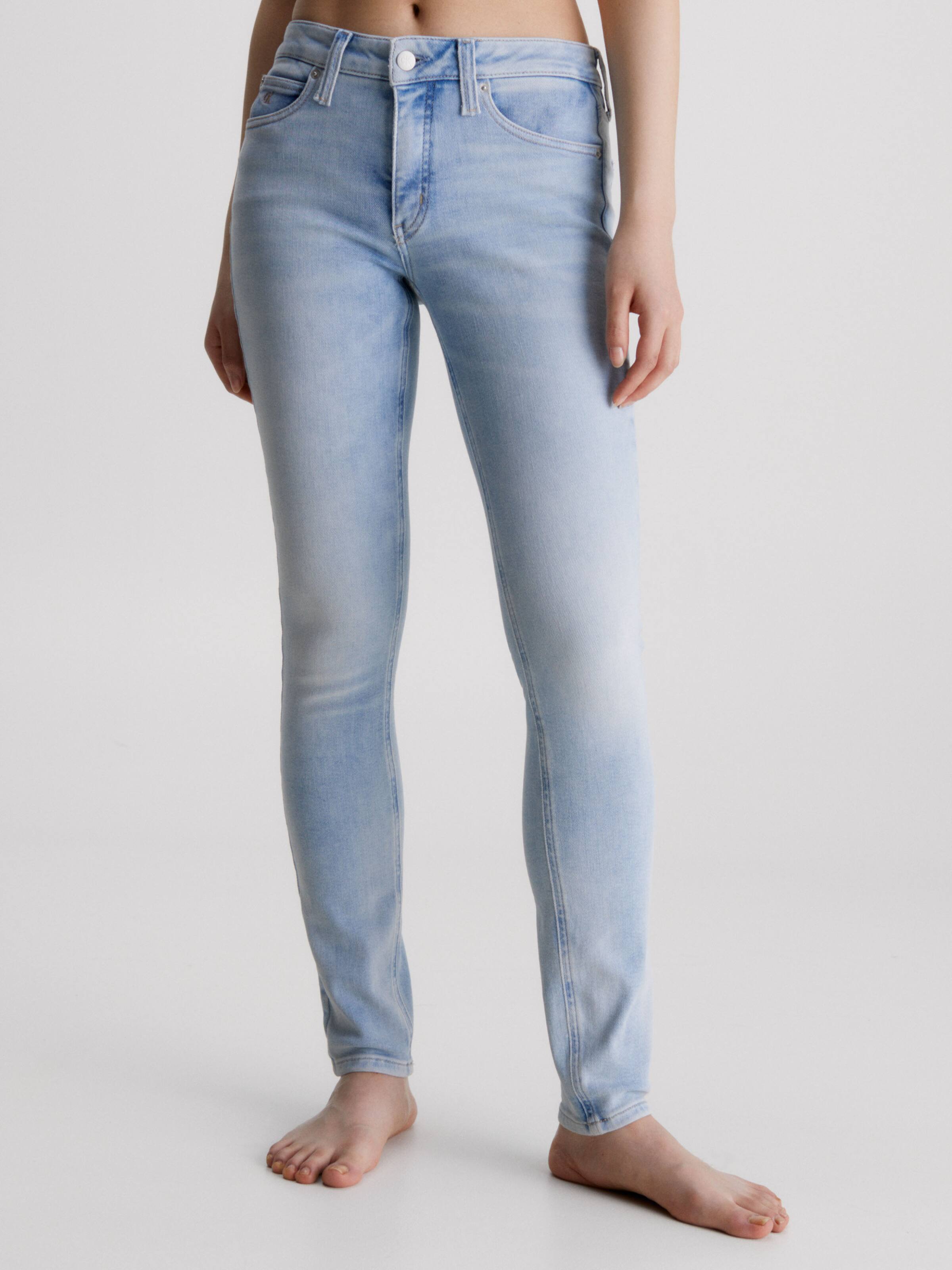 Relaxed Loose Fit Jogger Jeans - Light Blue Wash