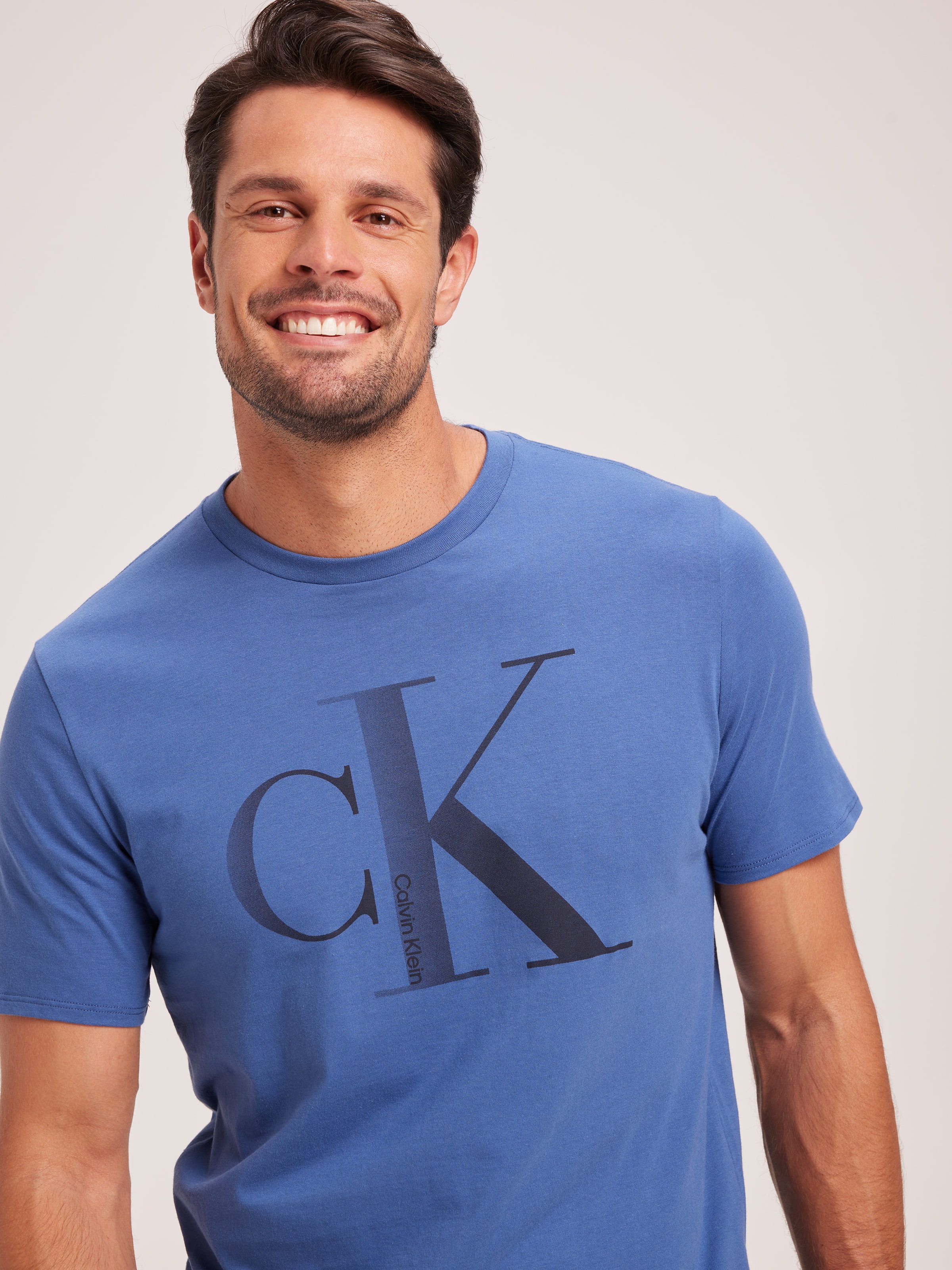 Monogram Tee In Navy
