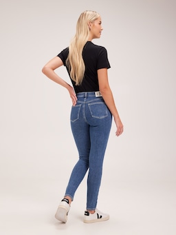 High Rise Skinny Jean In Denim Medium