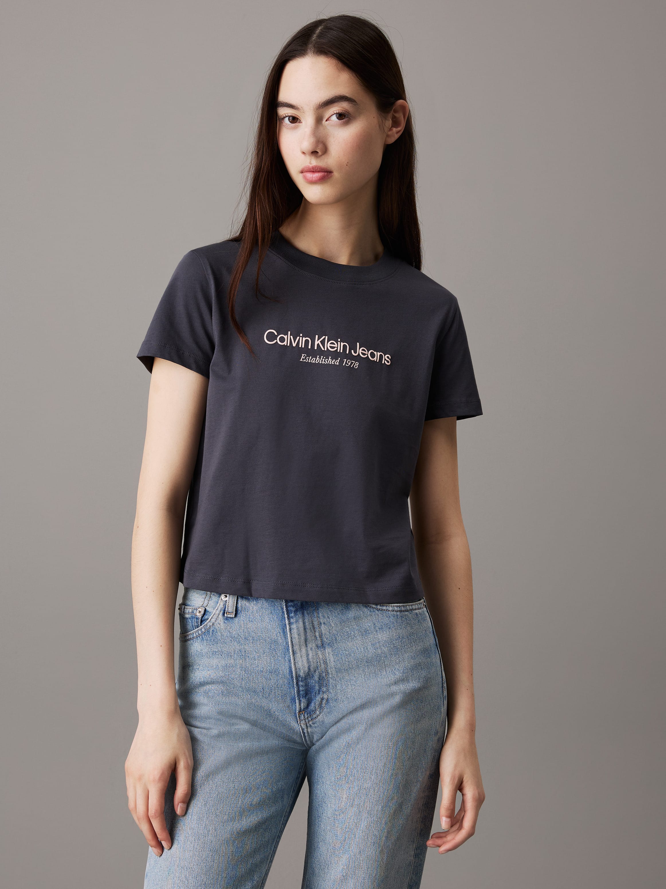 Institutional Graphic Regular Tee In Ebony