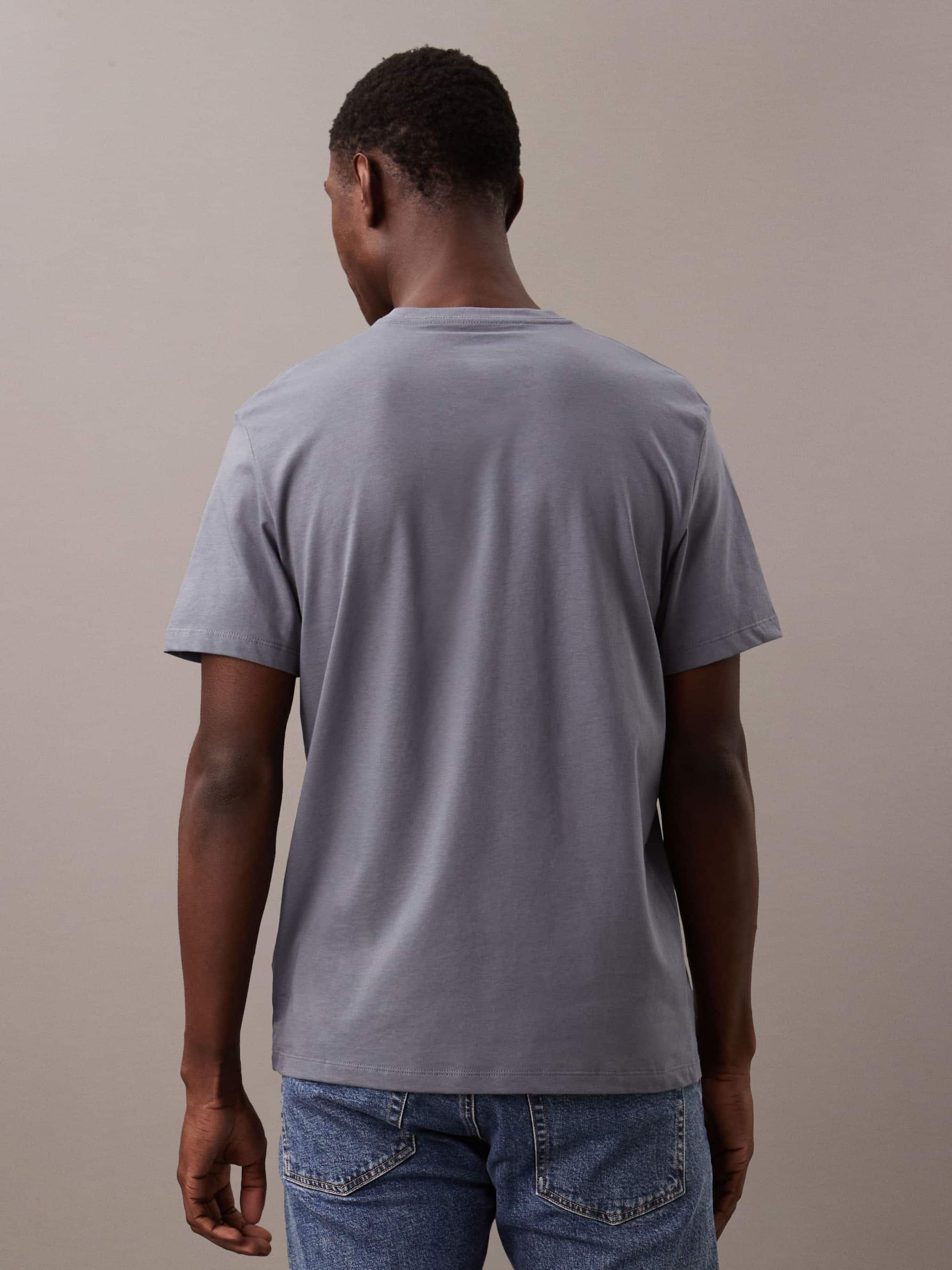 Hero Short Sleeves Monogram Tee 30S In Stormy Weather