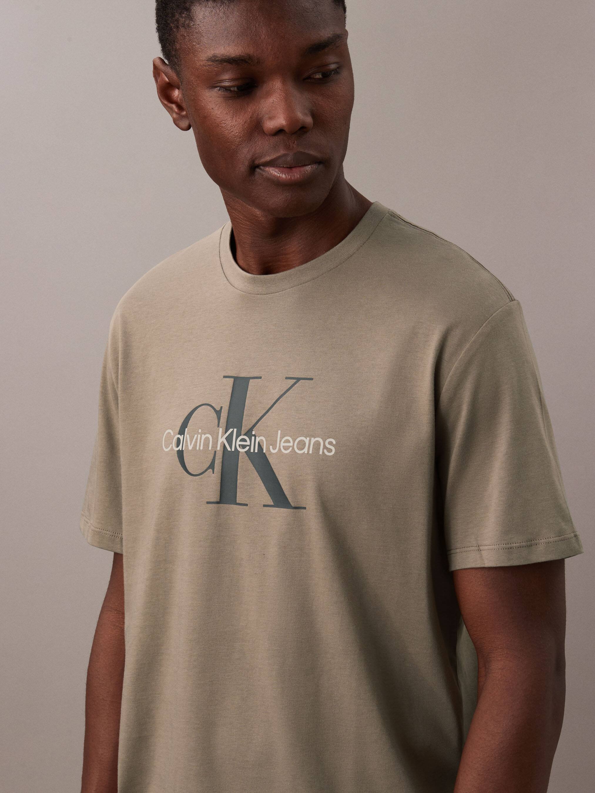 Hero Short Sleeves Monogram Tee 30S In Falcon