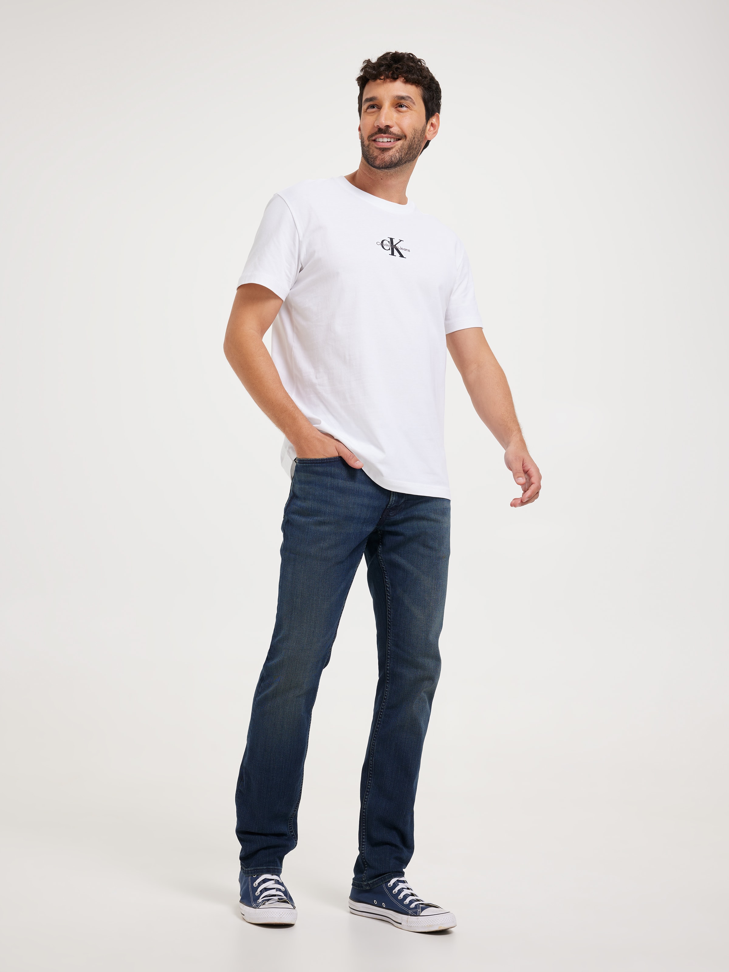 Slim Jean In Boston Blue Black - Just Jeans Online