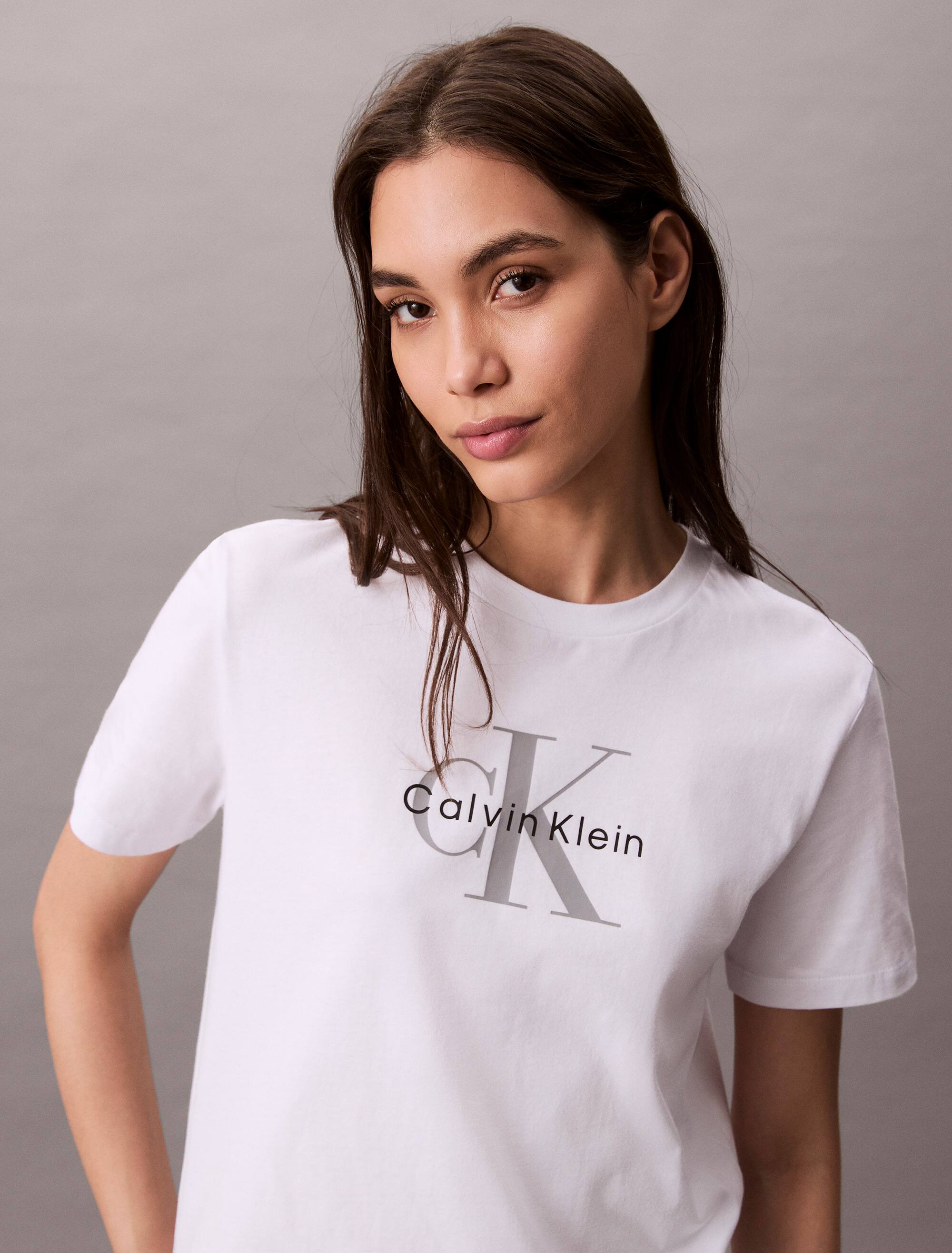 Hero Ss Classic Monologo Cneck Tee In Brilliant White