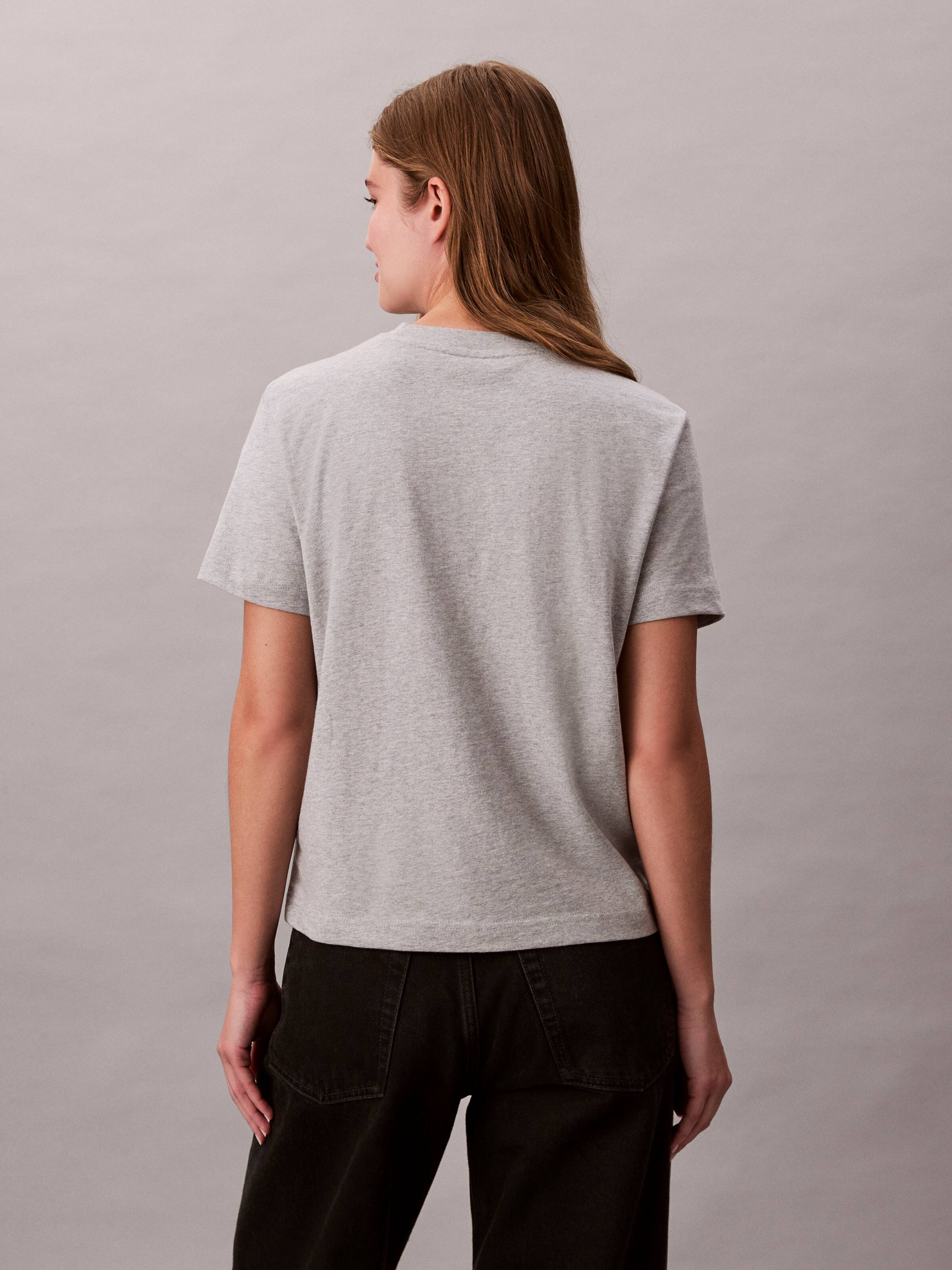 Short Sleeve Archive Logo Crew Neck Tee In Heroic Gray Heather