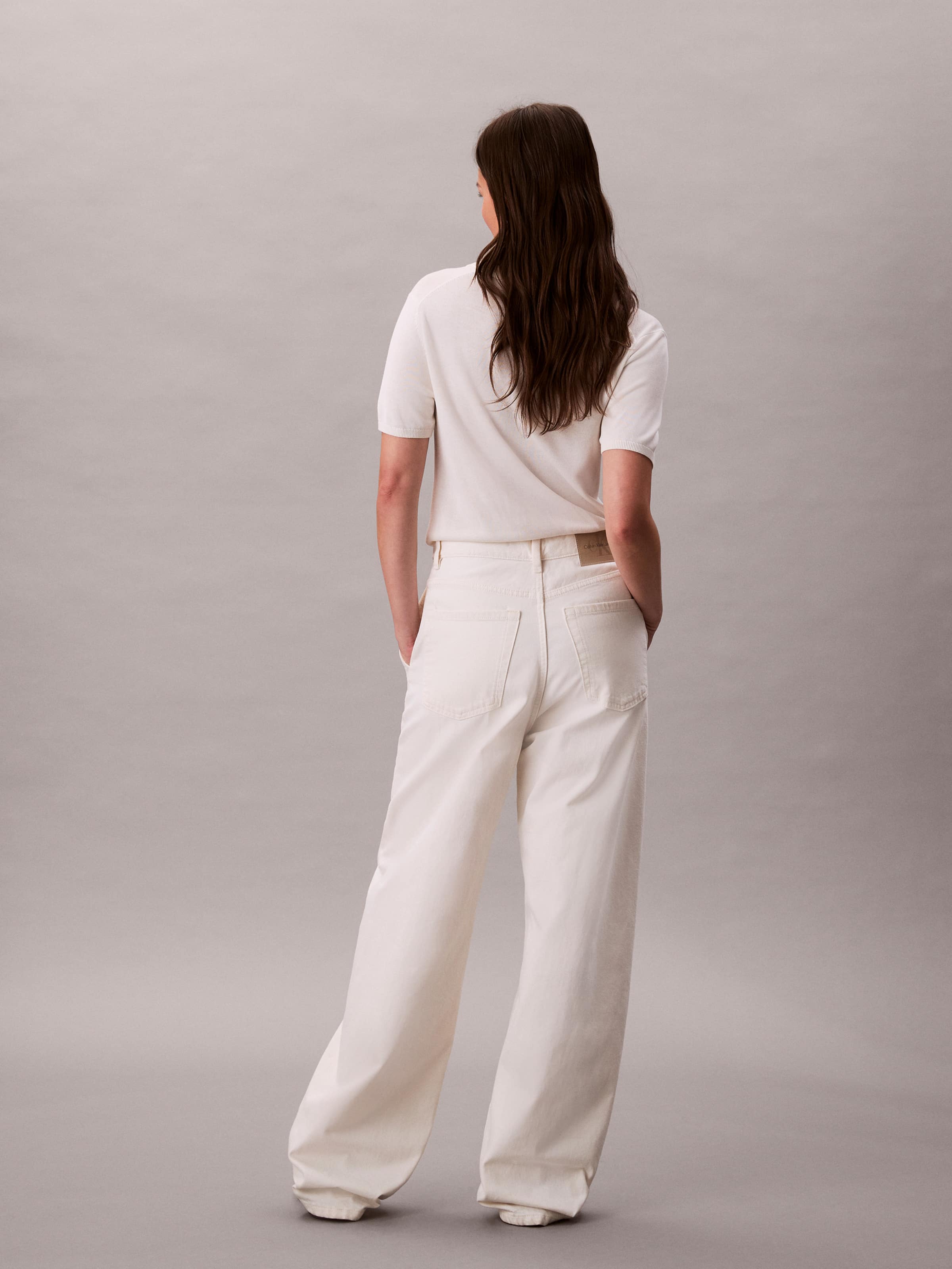 Trouser Barrel In Ecru