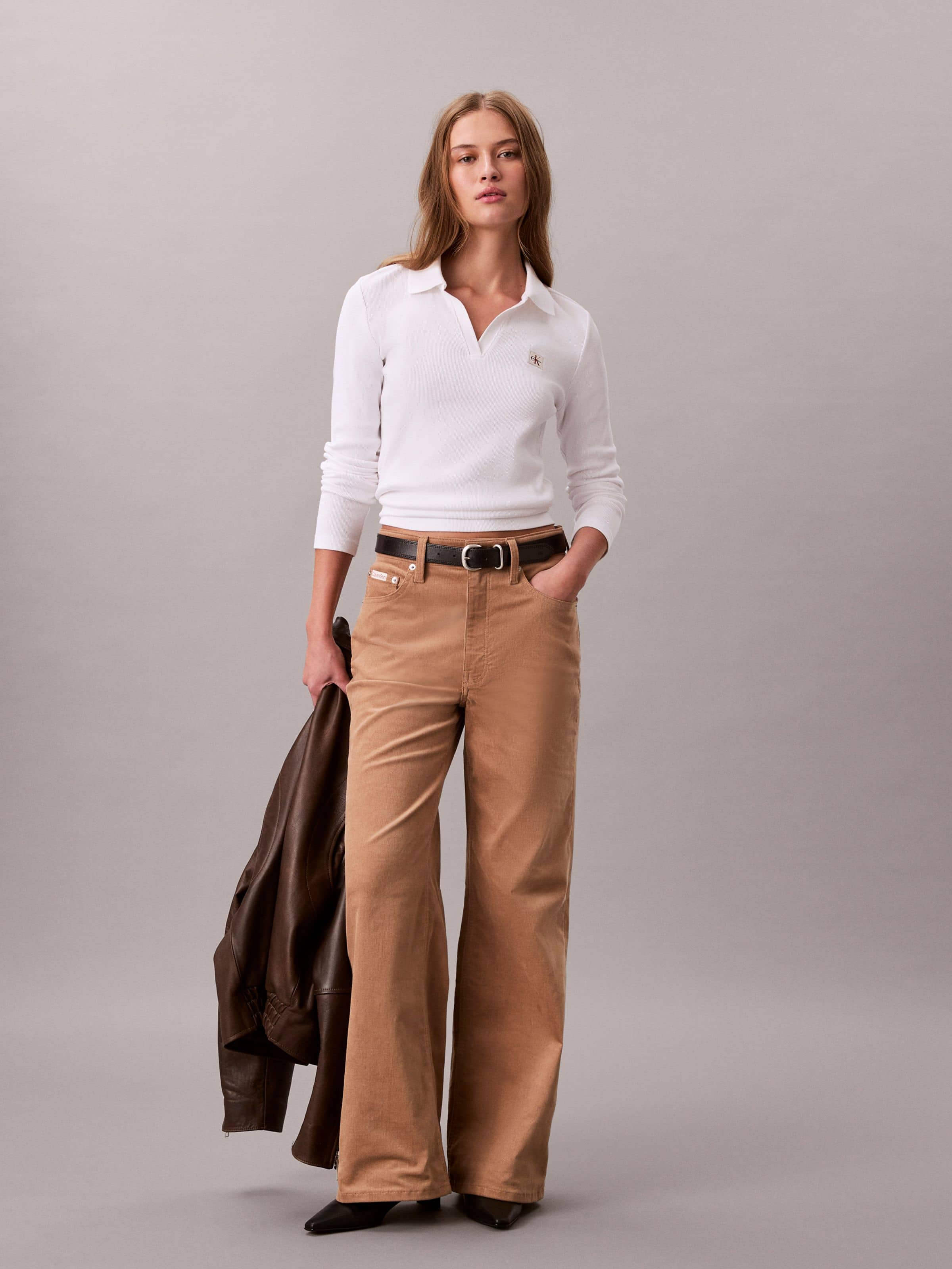 5 Pocket Cord Pant In Amphora