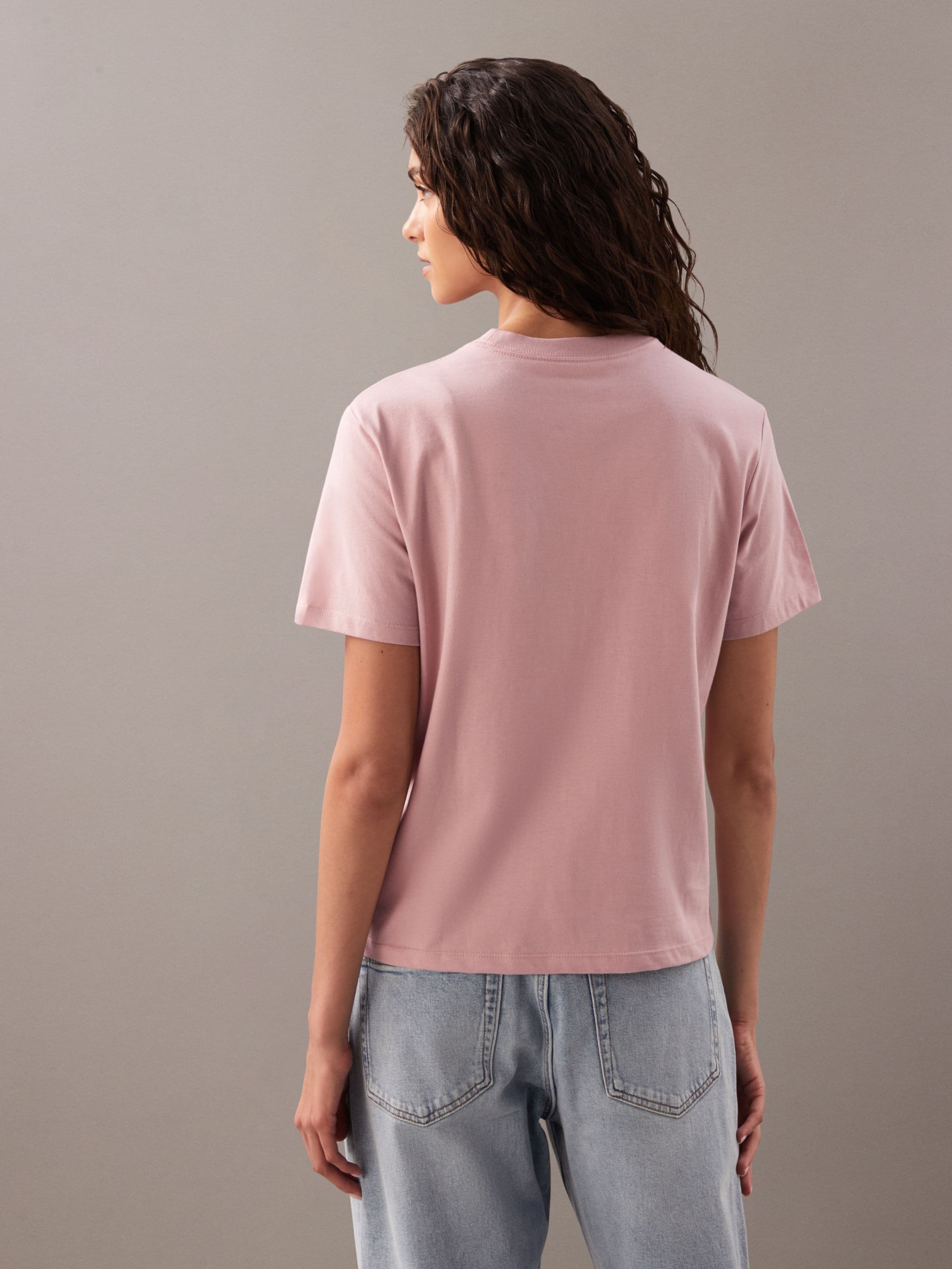 Hero Short Sleeve Classic Monologo In Pale Mauve