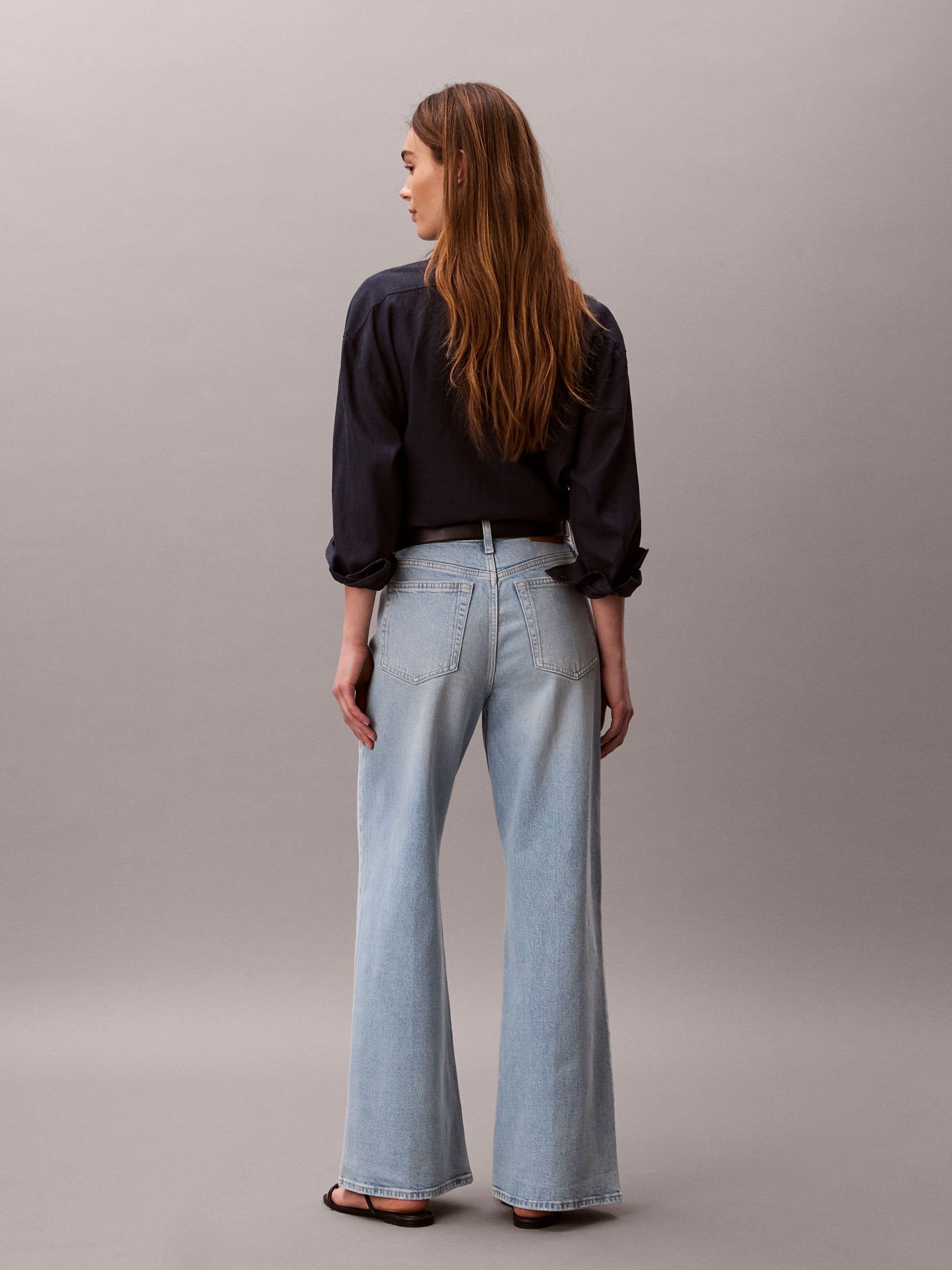 Ultra High Wide Leg In Ramshead