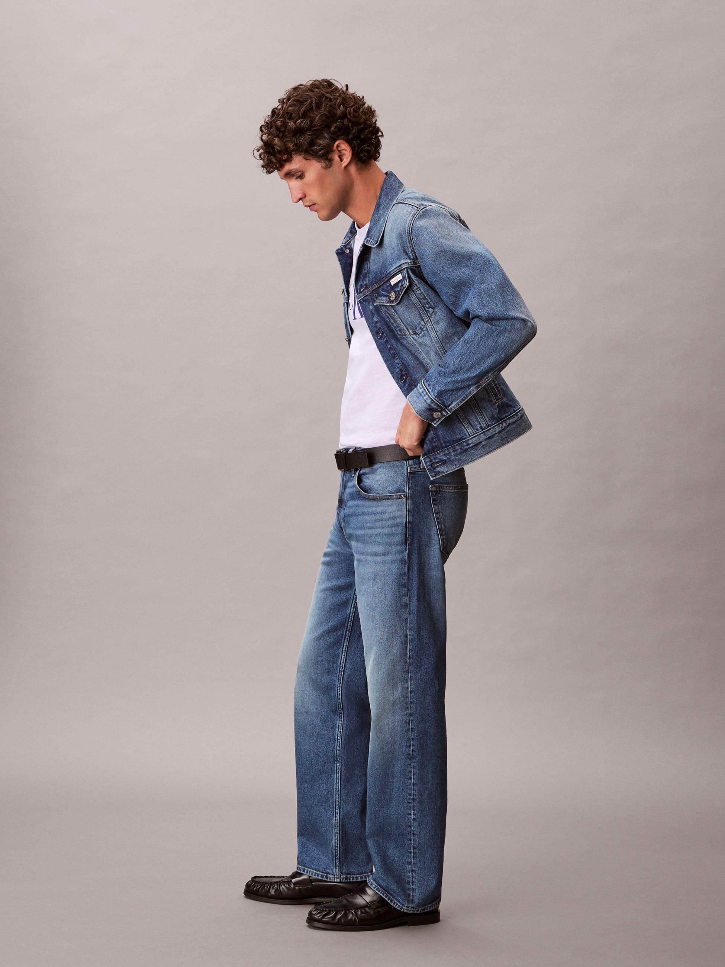 90S Straight Jean In Greenwood