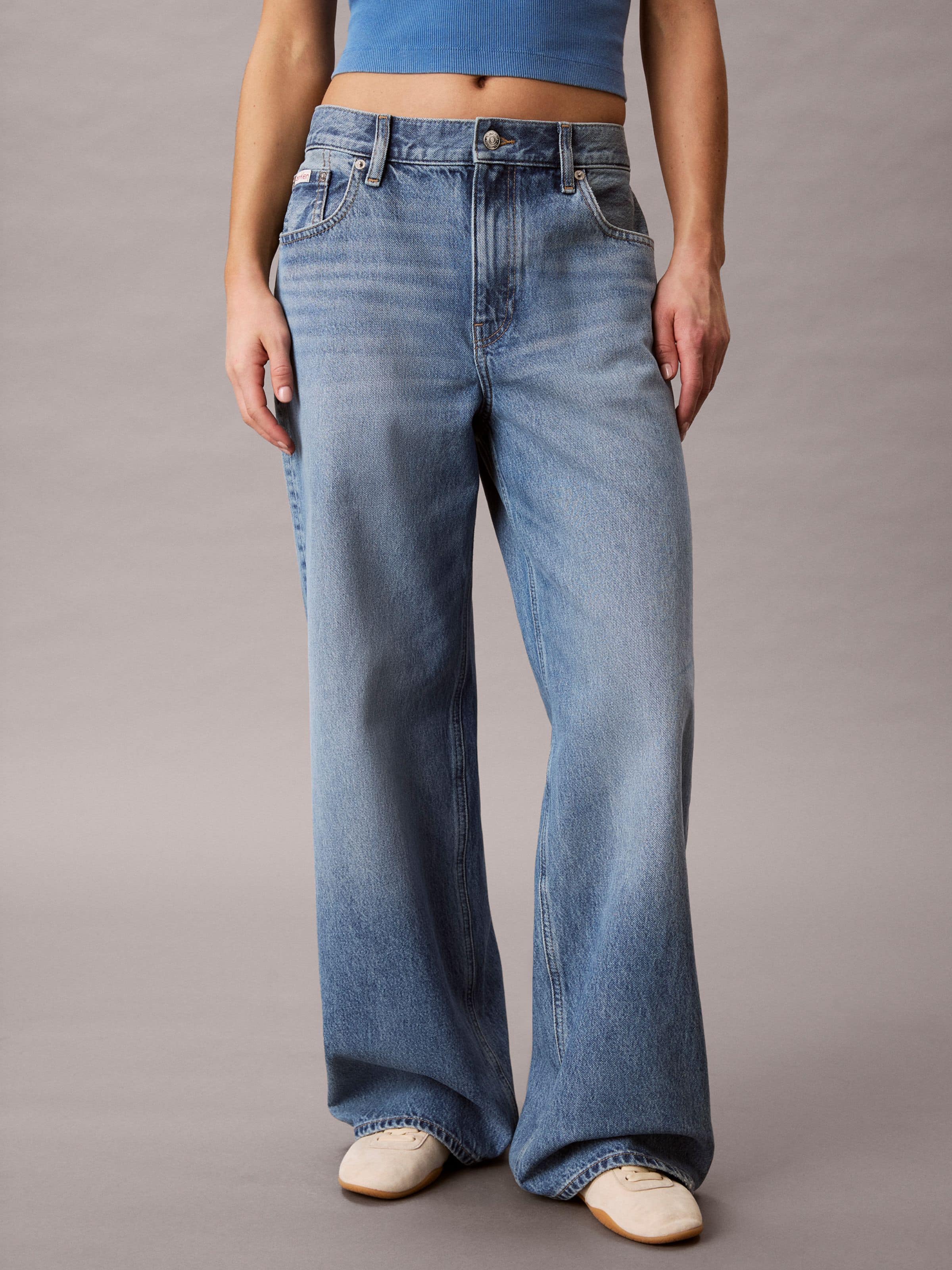 Low Rise Baggy In Blue Bounty