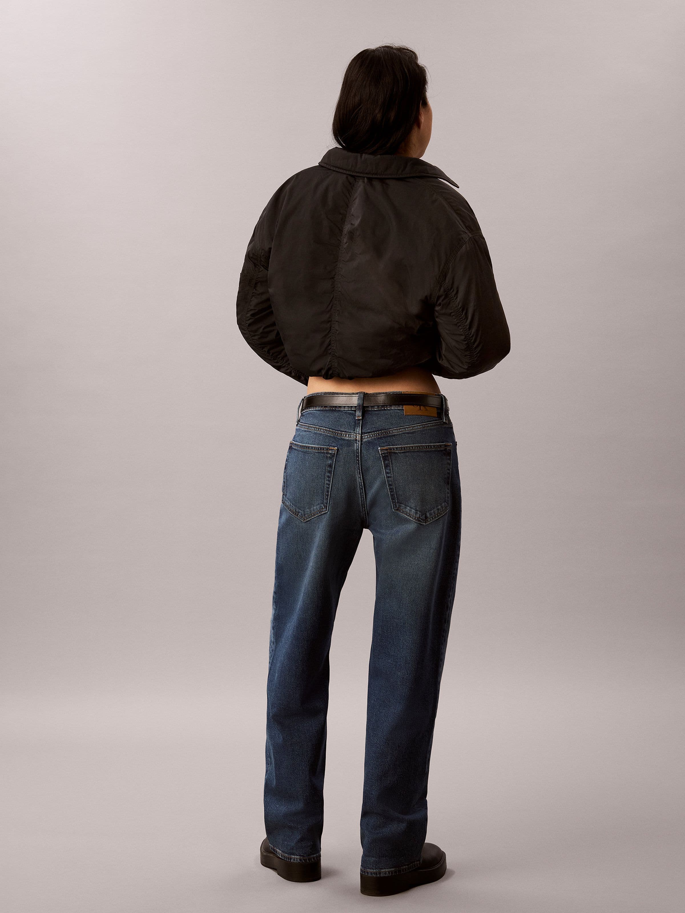 90'S Straight Jean In Dark Horizon
