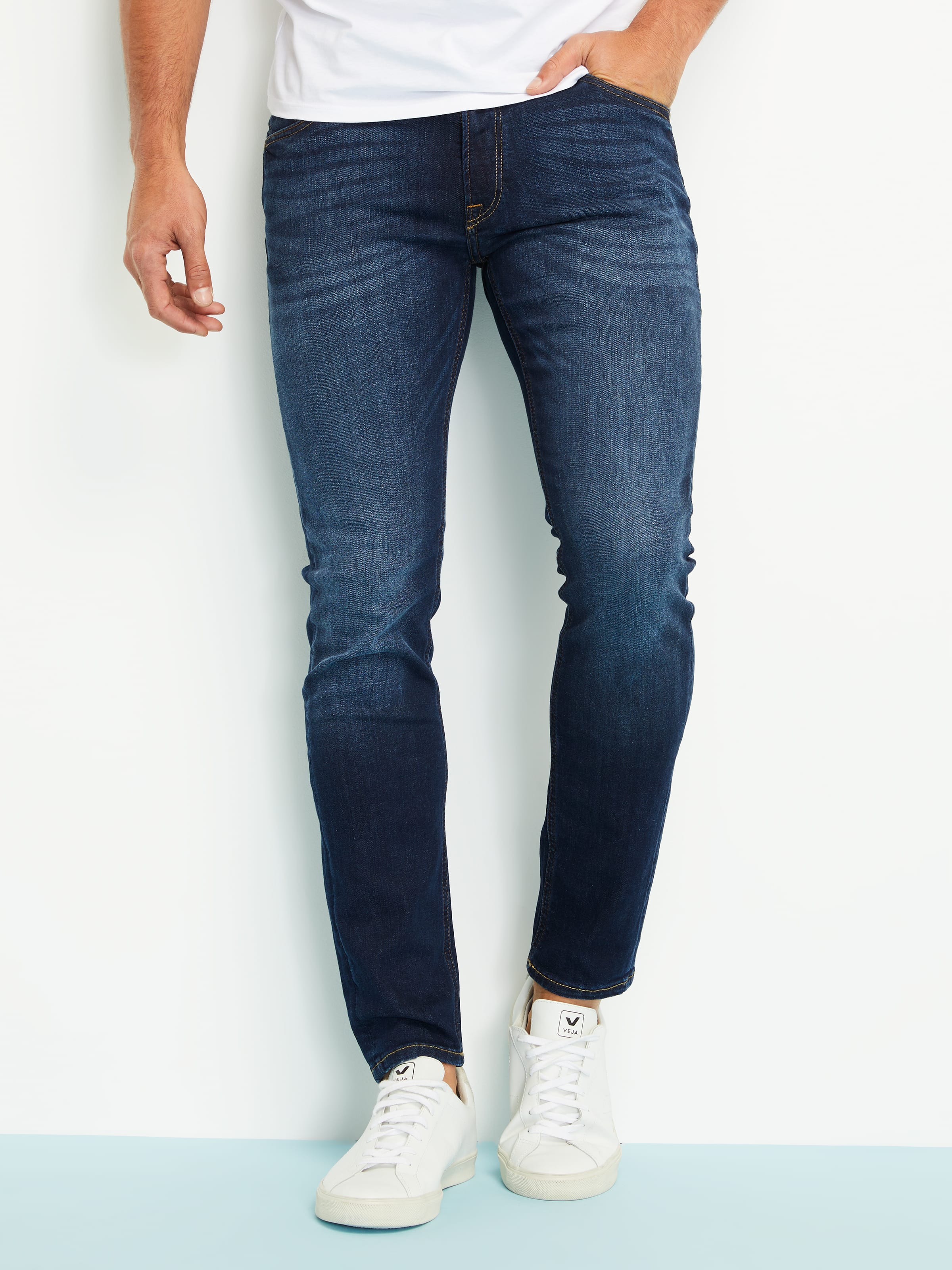 Dark blue store sid skinny jeans