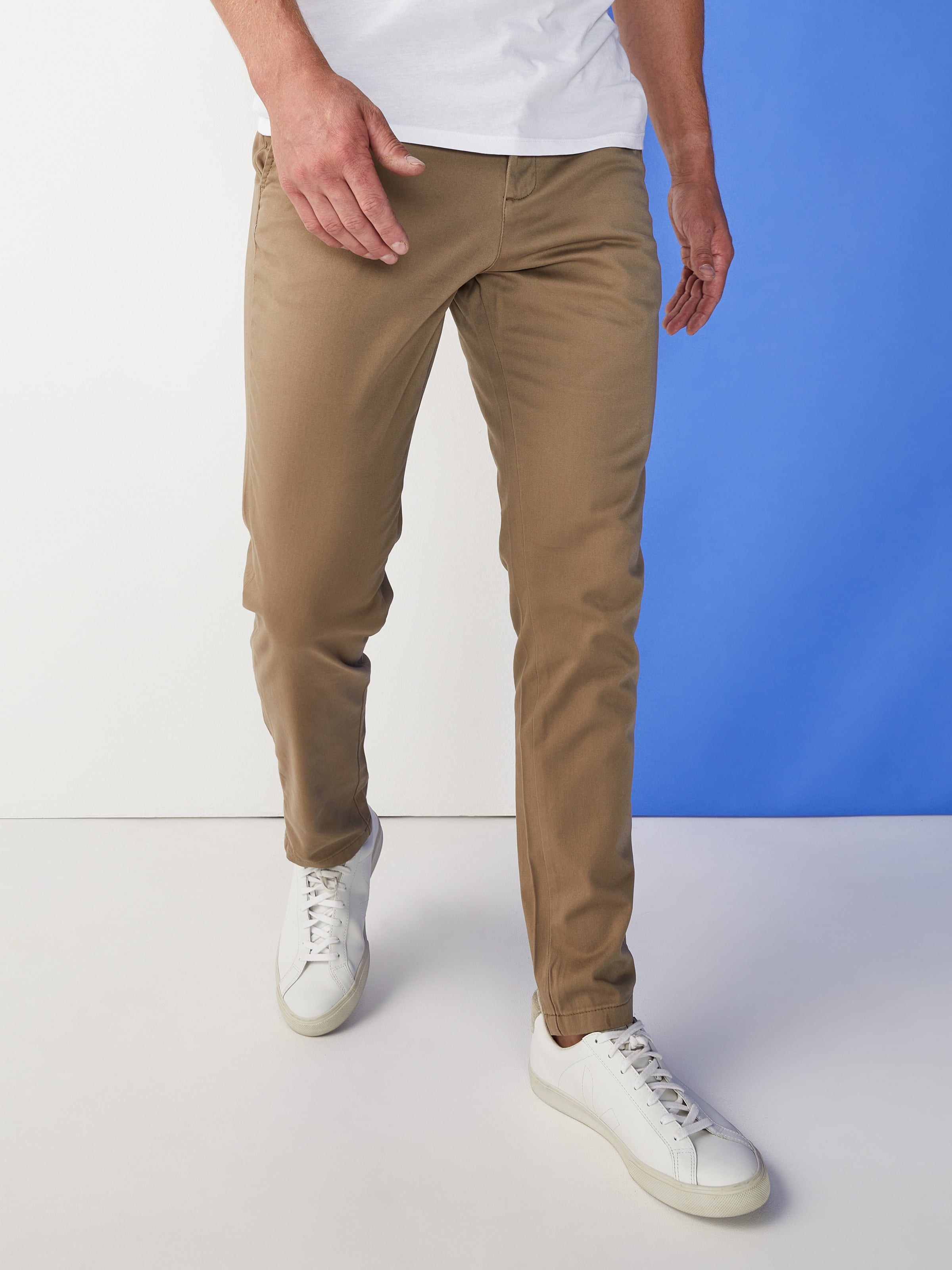 Slim Marco Bowie Pant In Beige