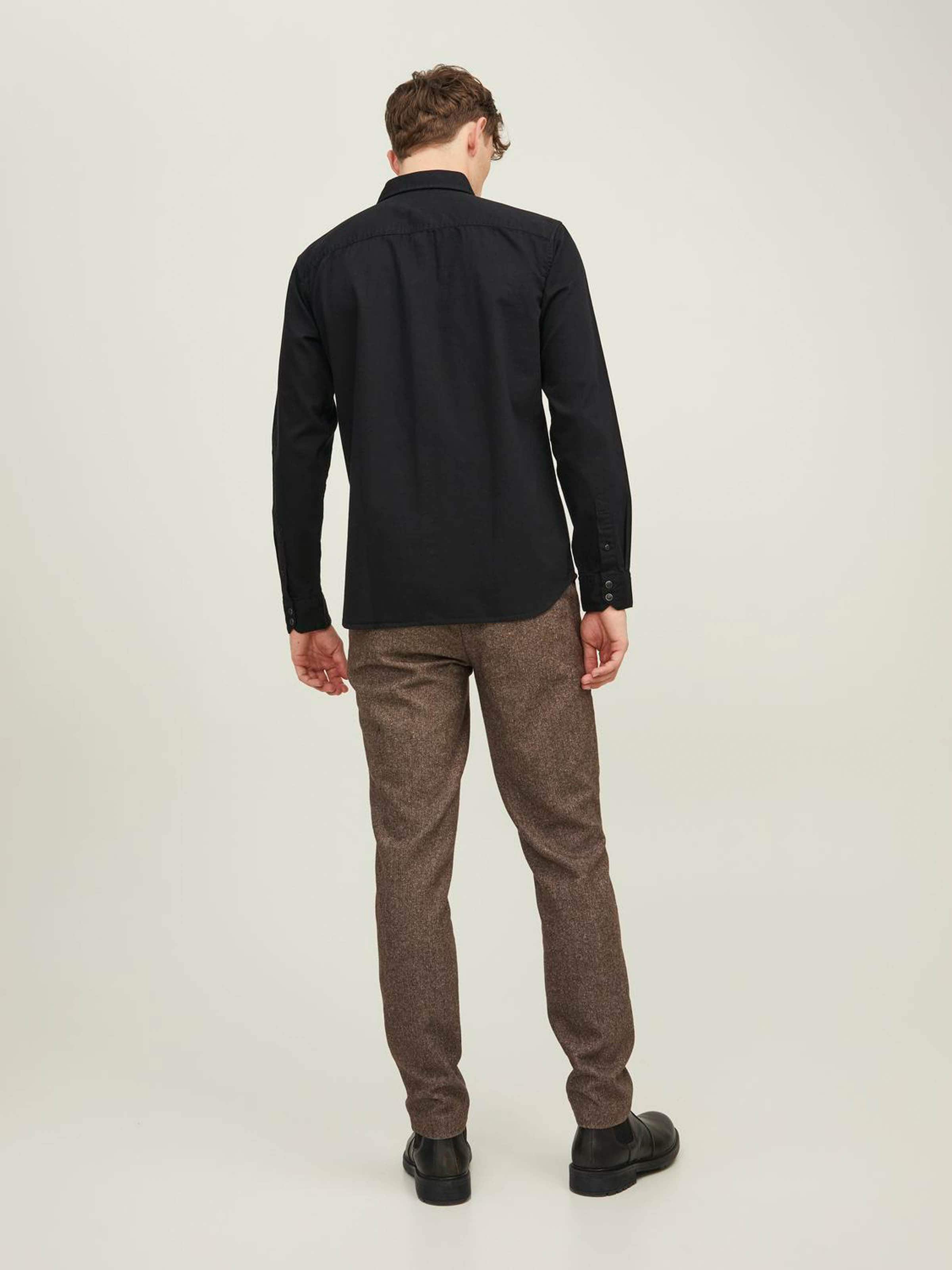 Sheridan Long Sleeve Shirt In Black Denim