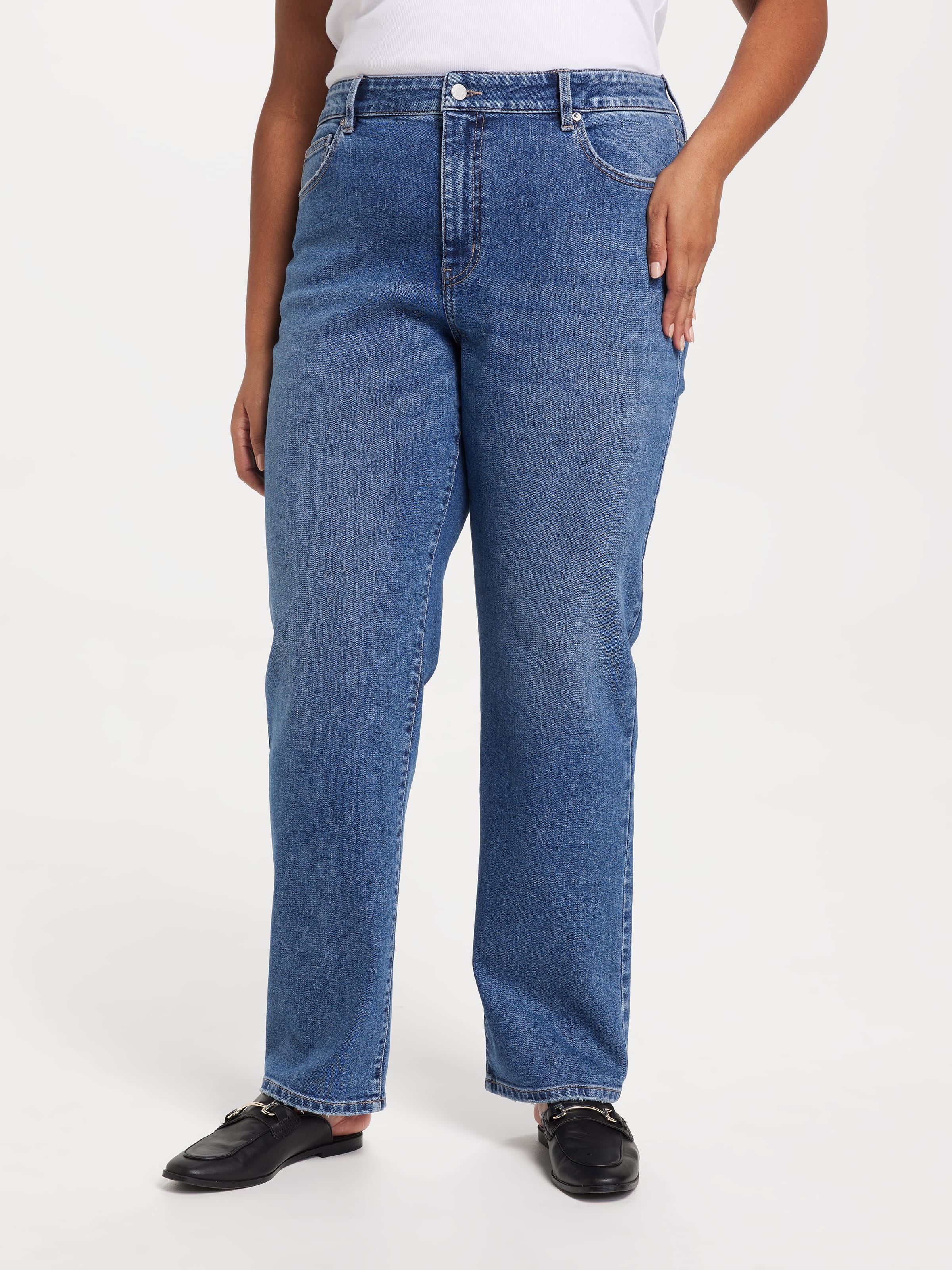 Curve Originals High Rise Straight Jean