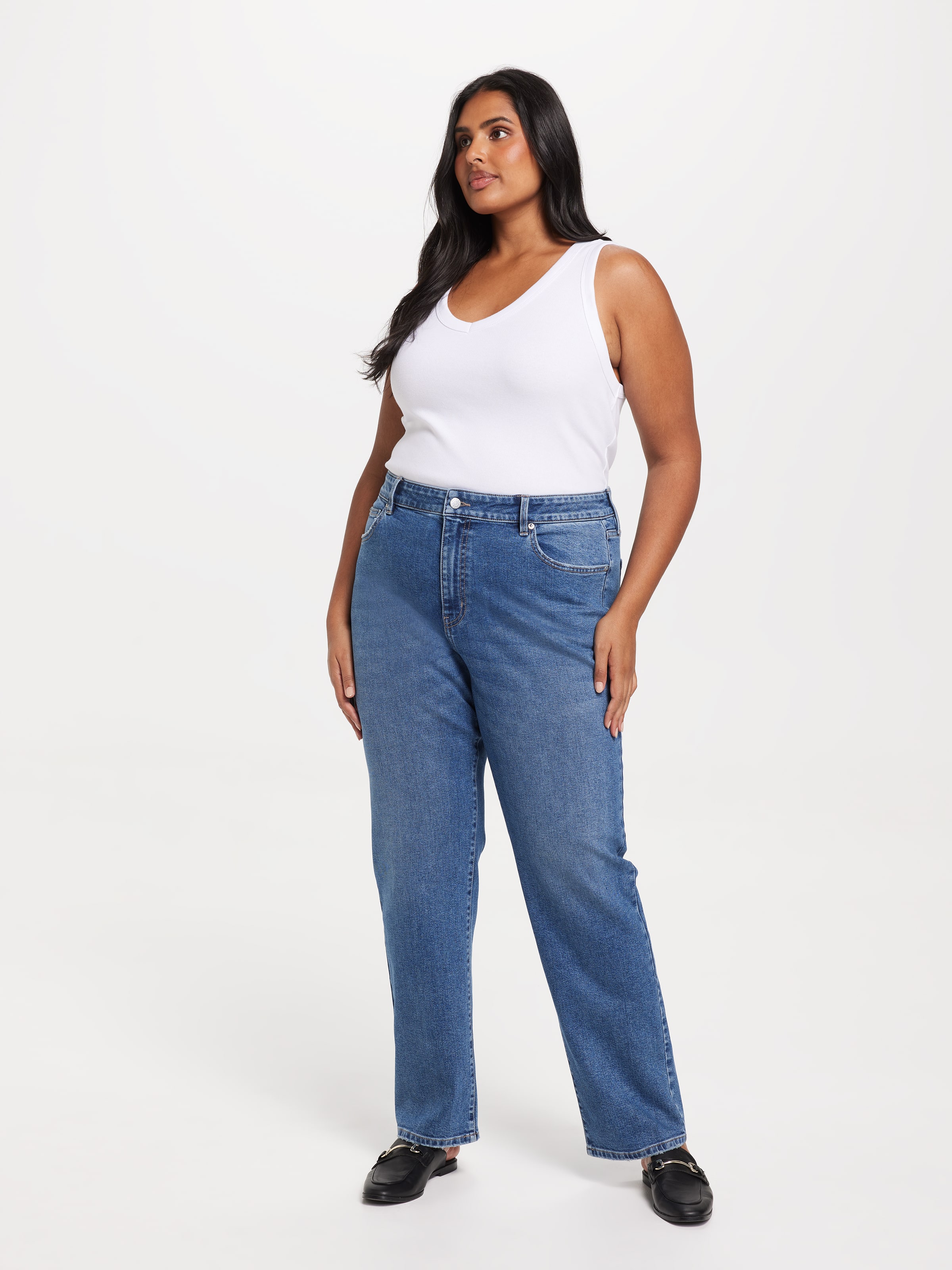 Curve Originals High Rise Straight Jean