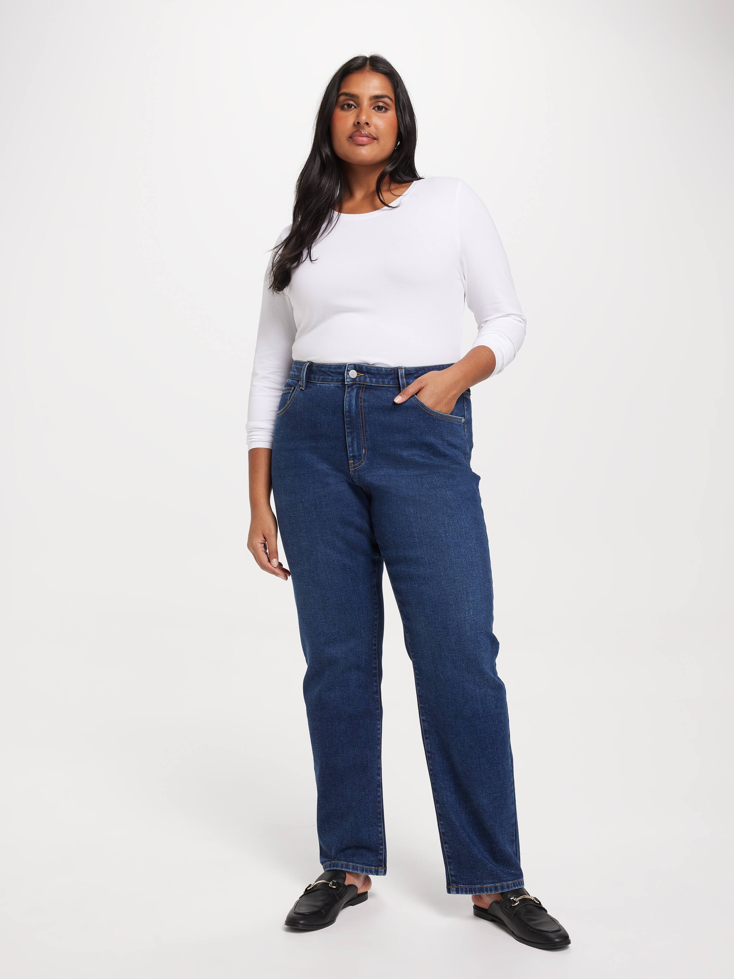 Curve Originals High Rise Straight Jean