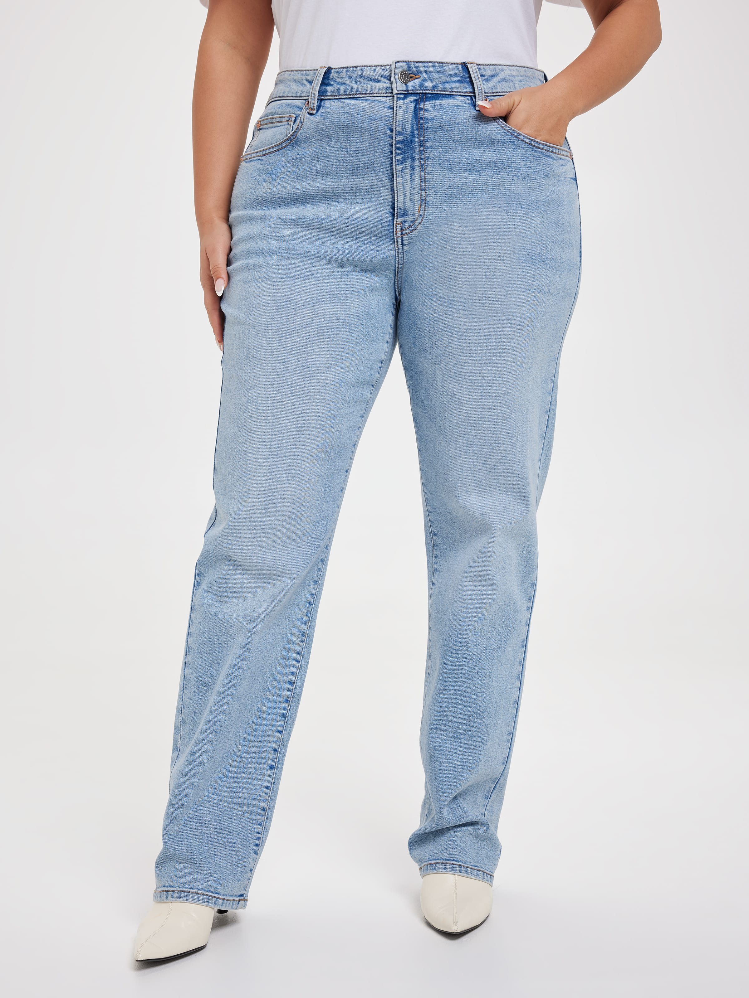 Curve Originals High Rise Straight Jean