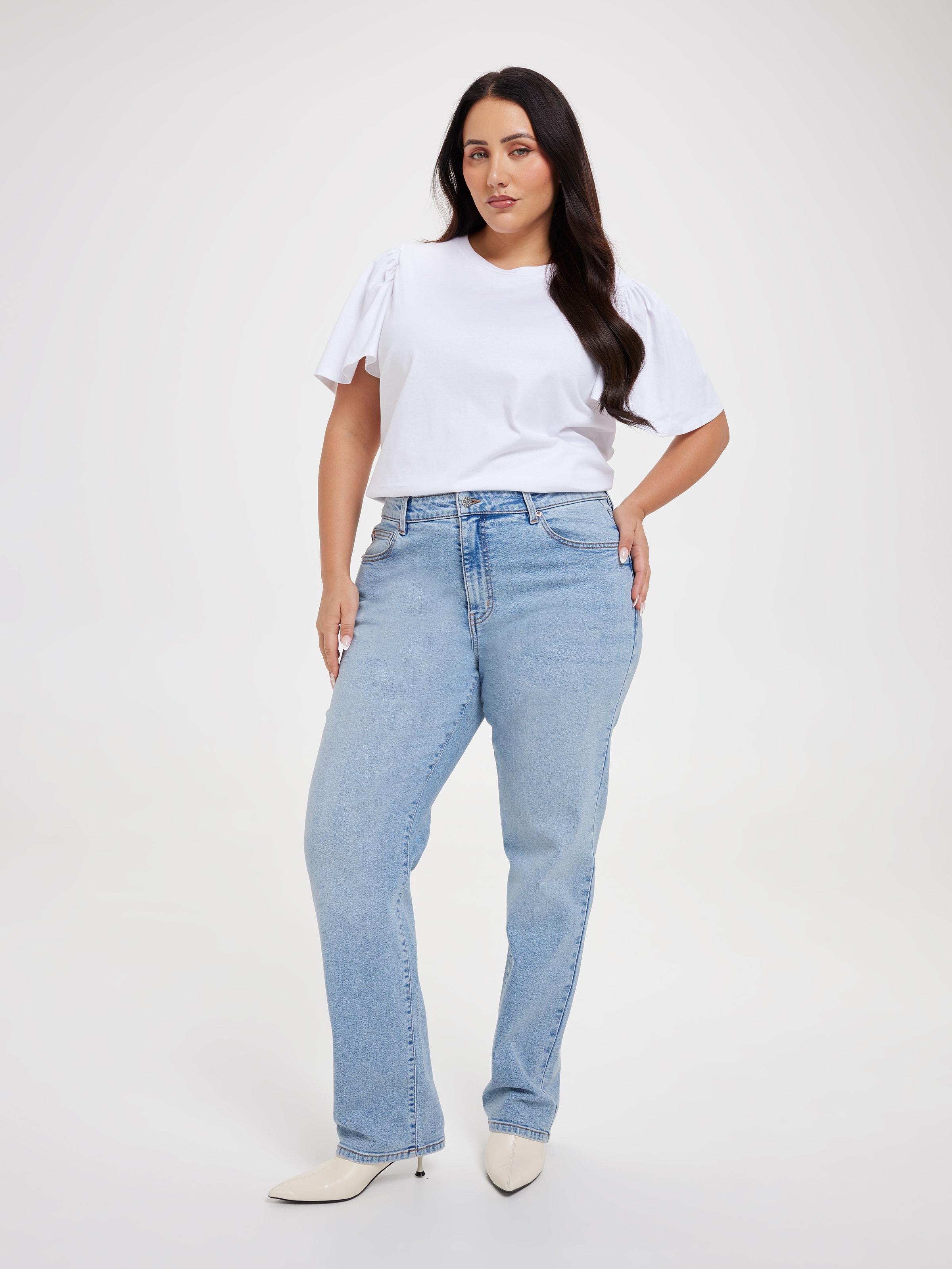 Curve Originals High Rise Straight Jean