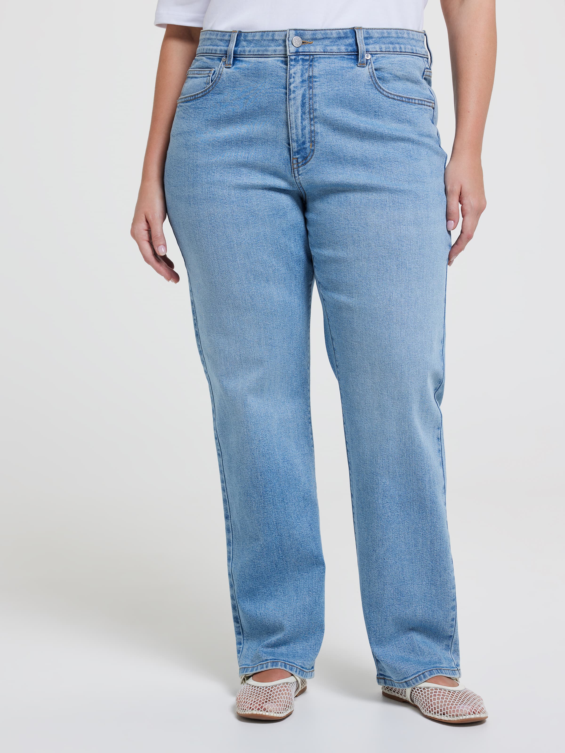 Curve Originals High Rise Straight Jean