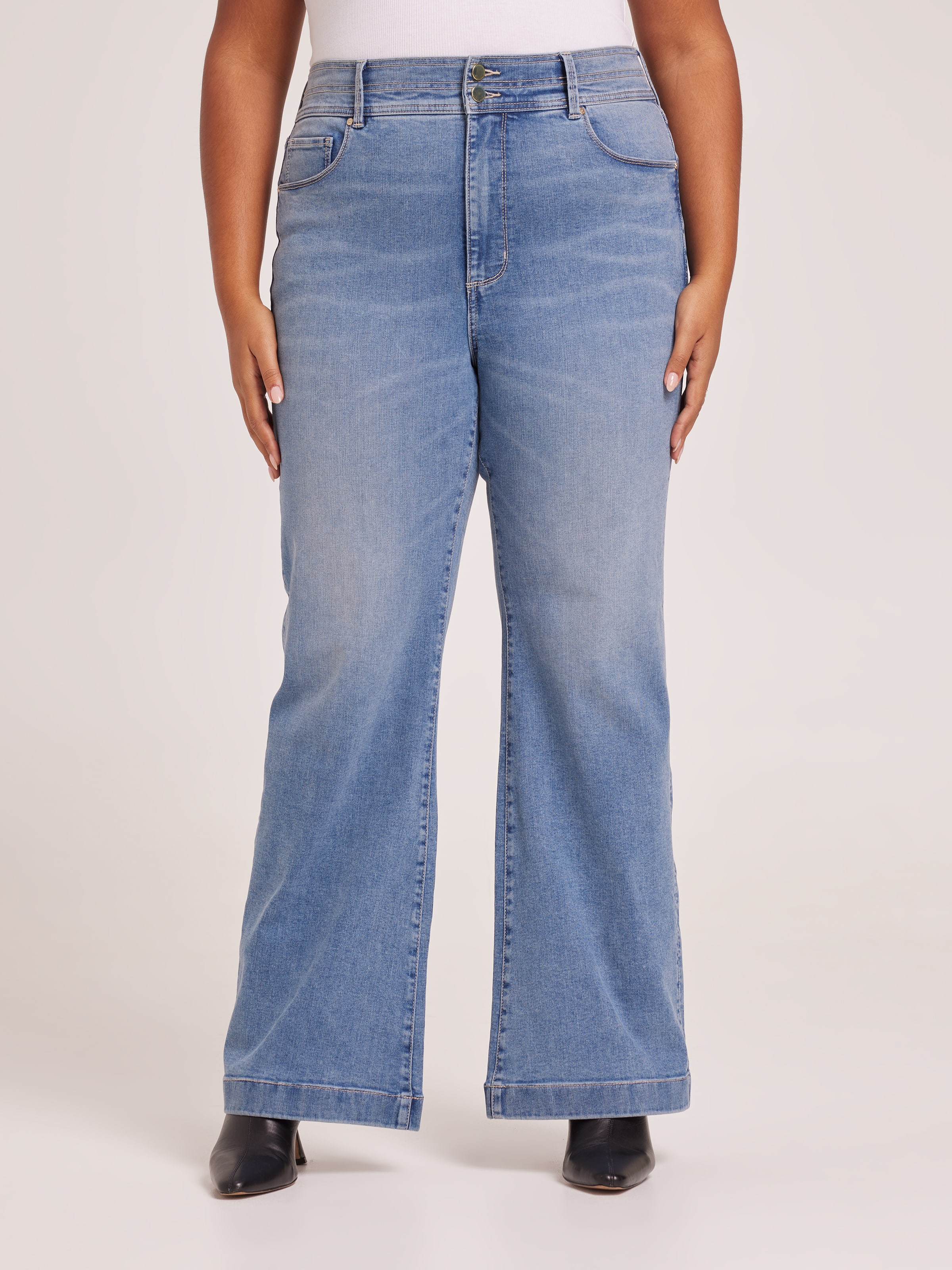 Curve Reformed Sky High Slim Wide Jean